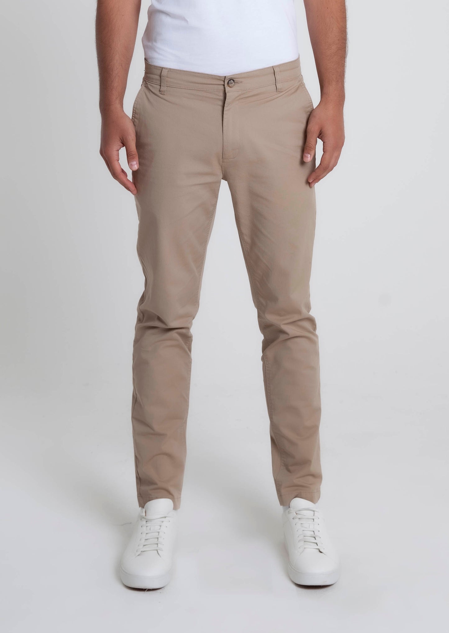 Stretch Washed Chino - Stone