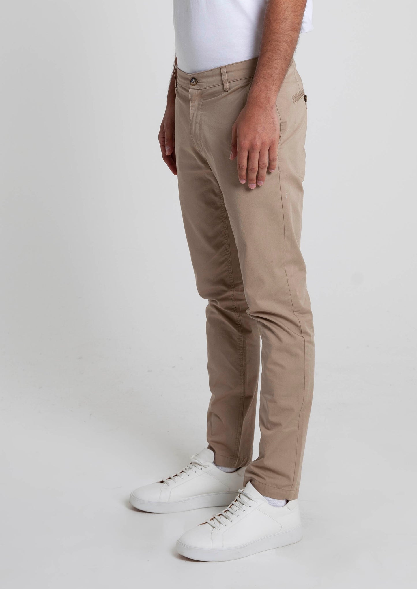 Stretch Washed Chino - Stone