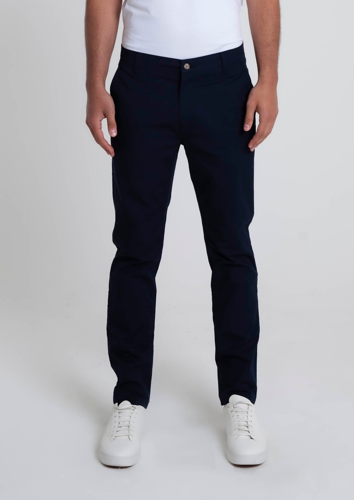 Stretch Washed Chino - Navy