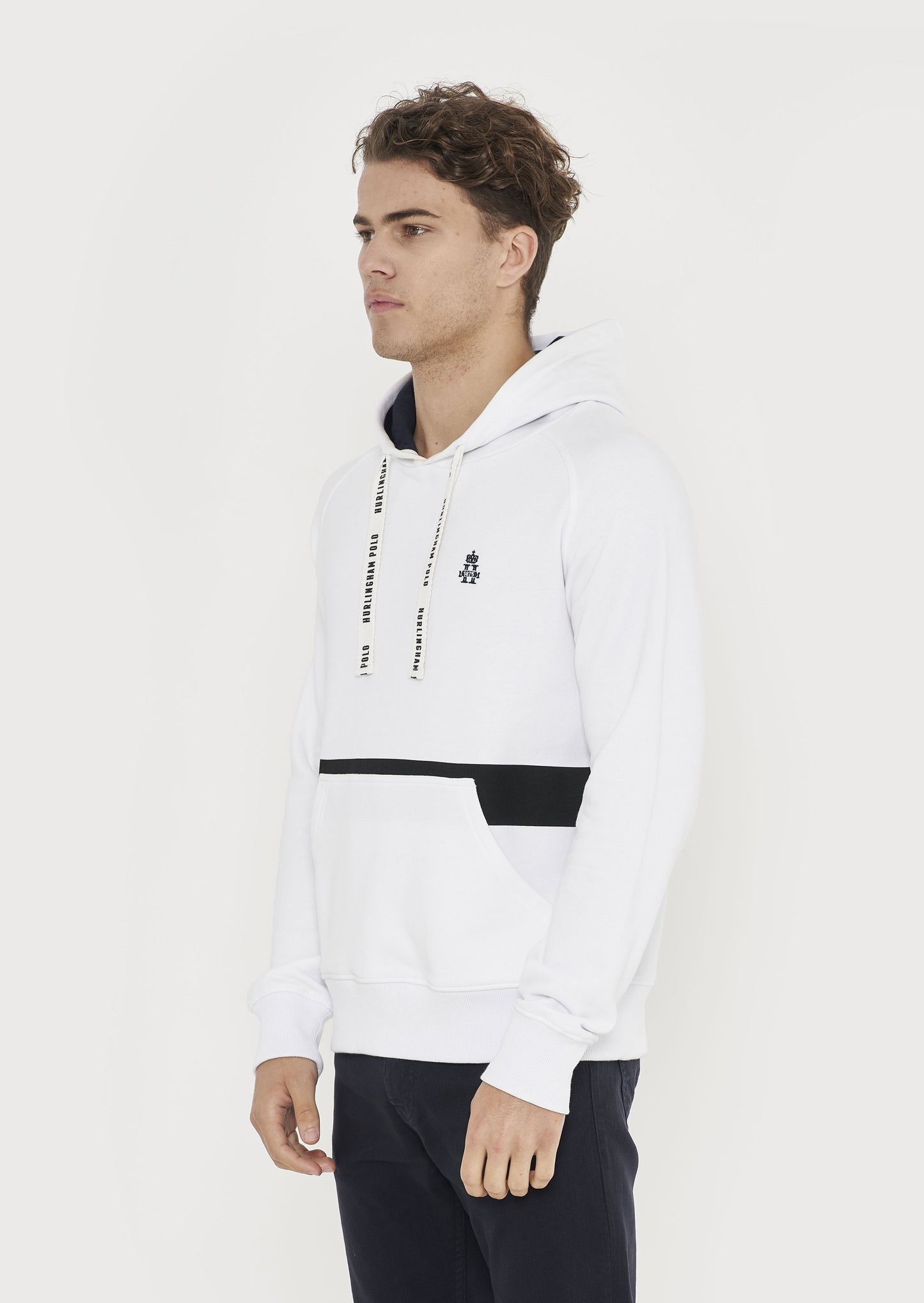 Block Stripe Overhead Hoodie