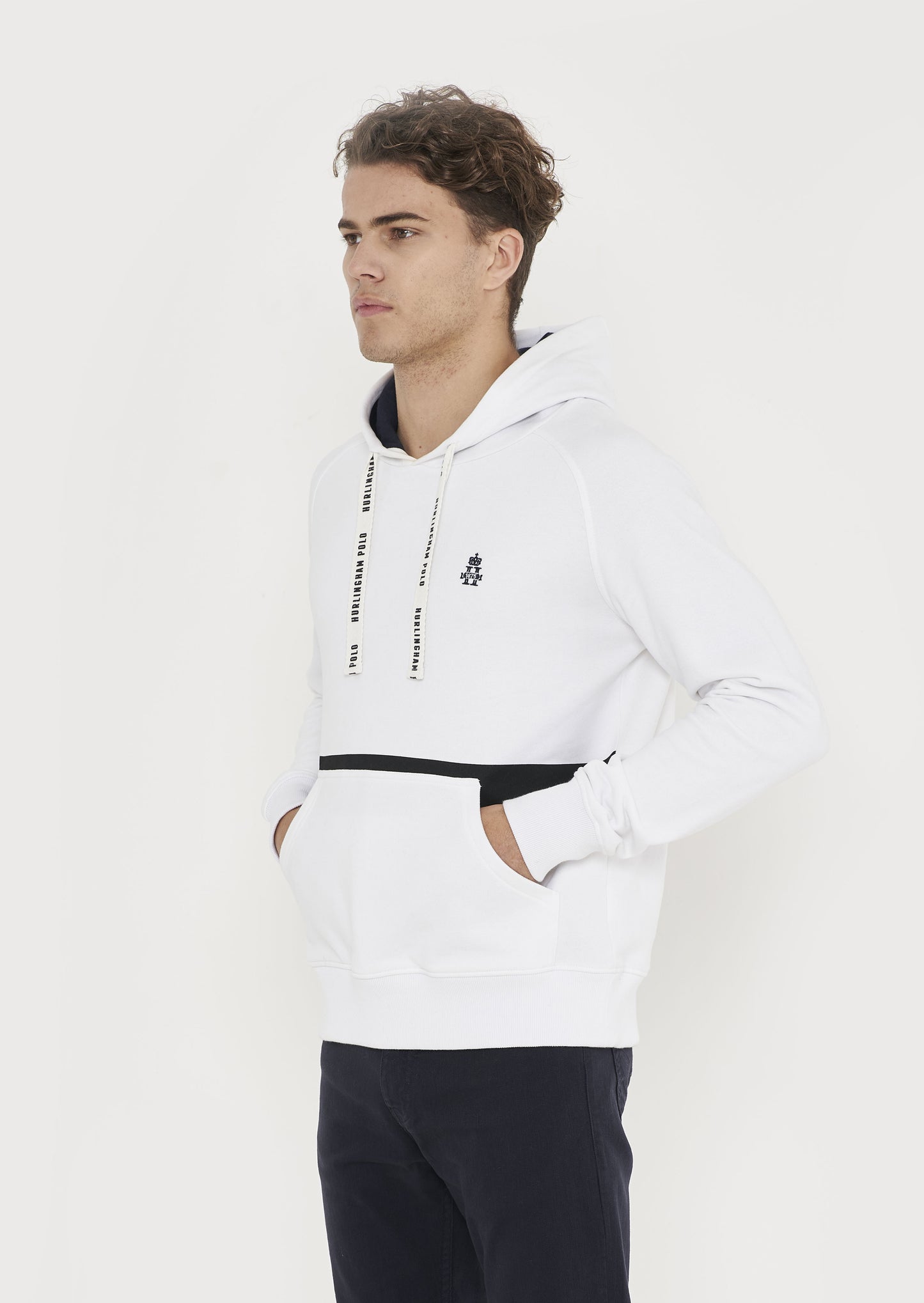 Block Stripe Overhead Hoodie