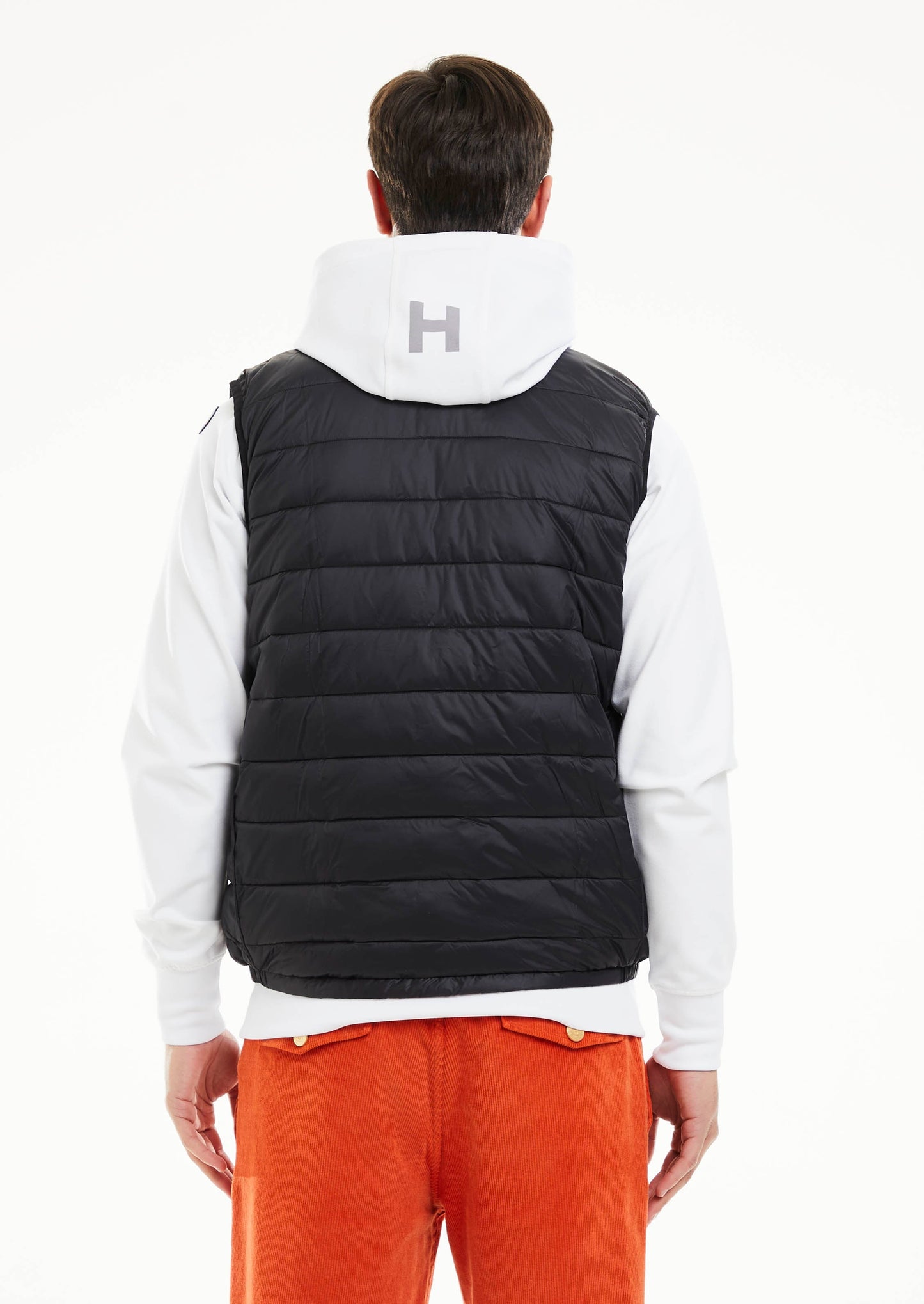 Hurlingham Polo Lightweight Puffa Gilet - Black