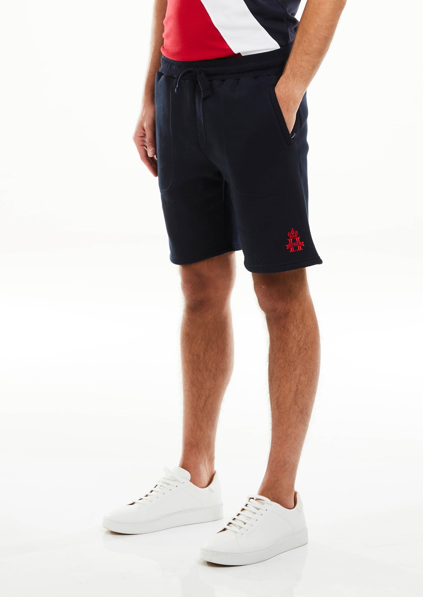 Hurlingham Polo Fleece Short - Navy