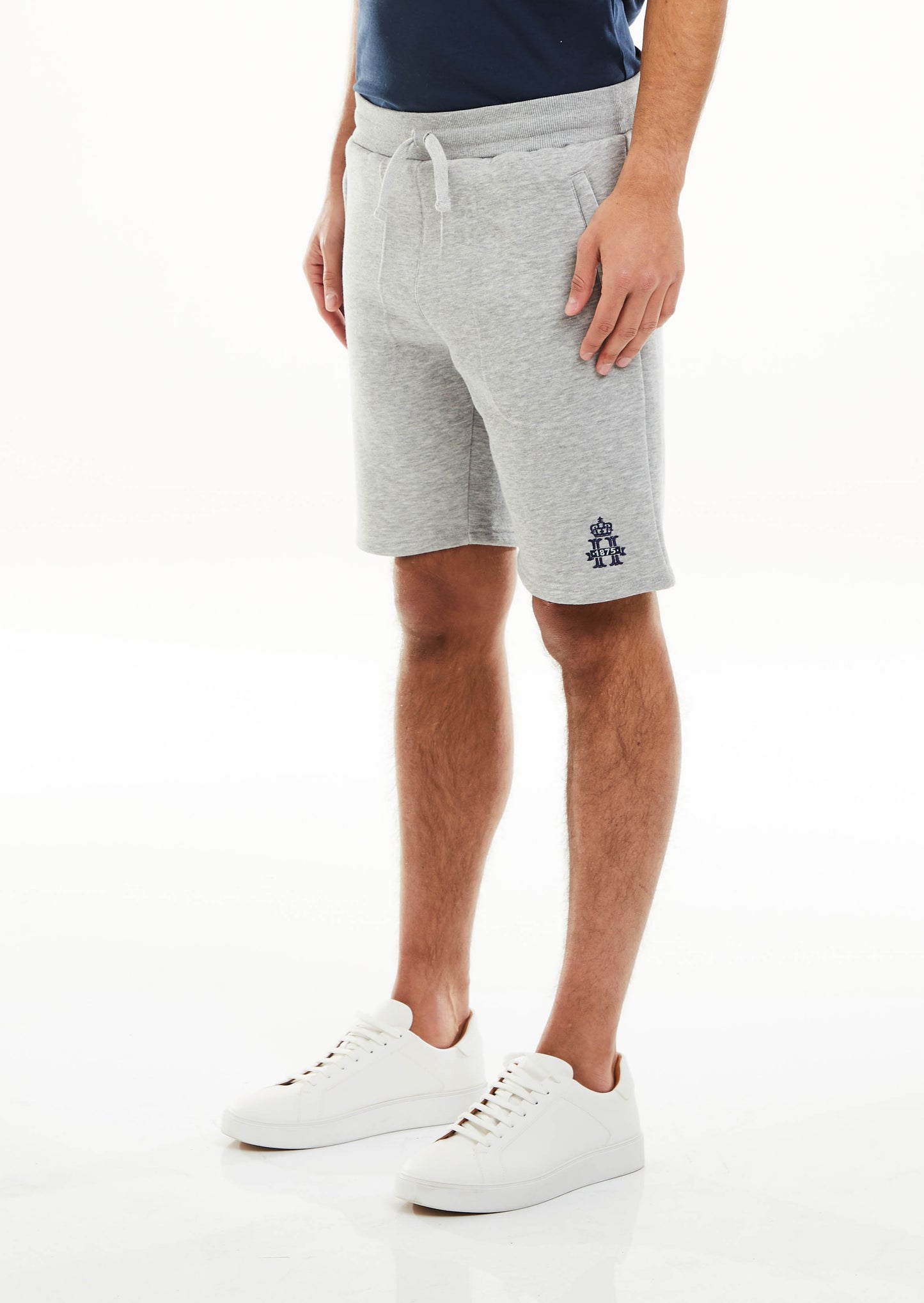 Hurlingham Polo Fleece Short - Grey Marl