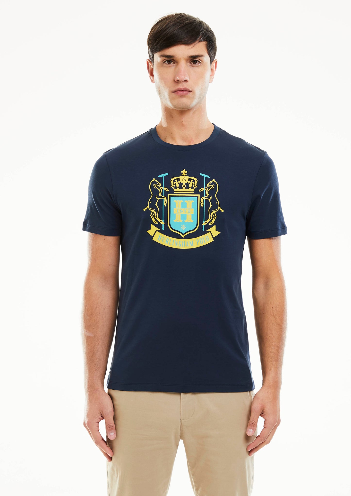 Crest Tee - Navy