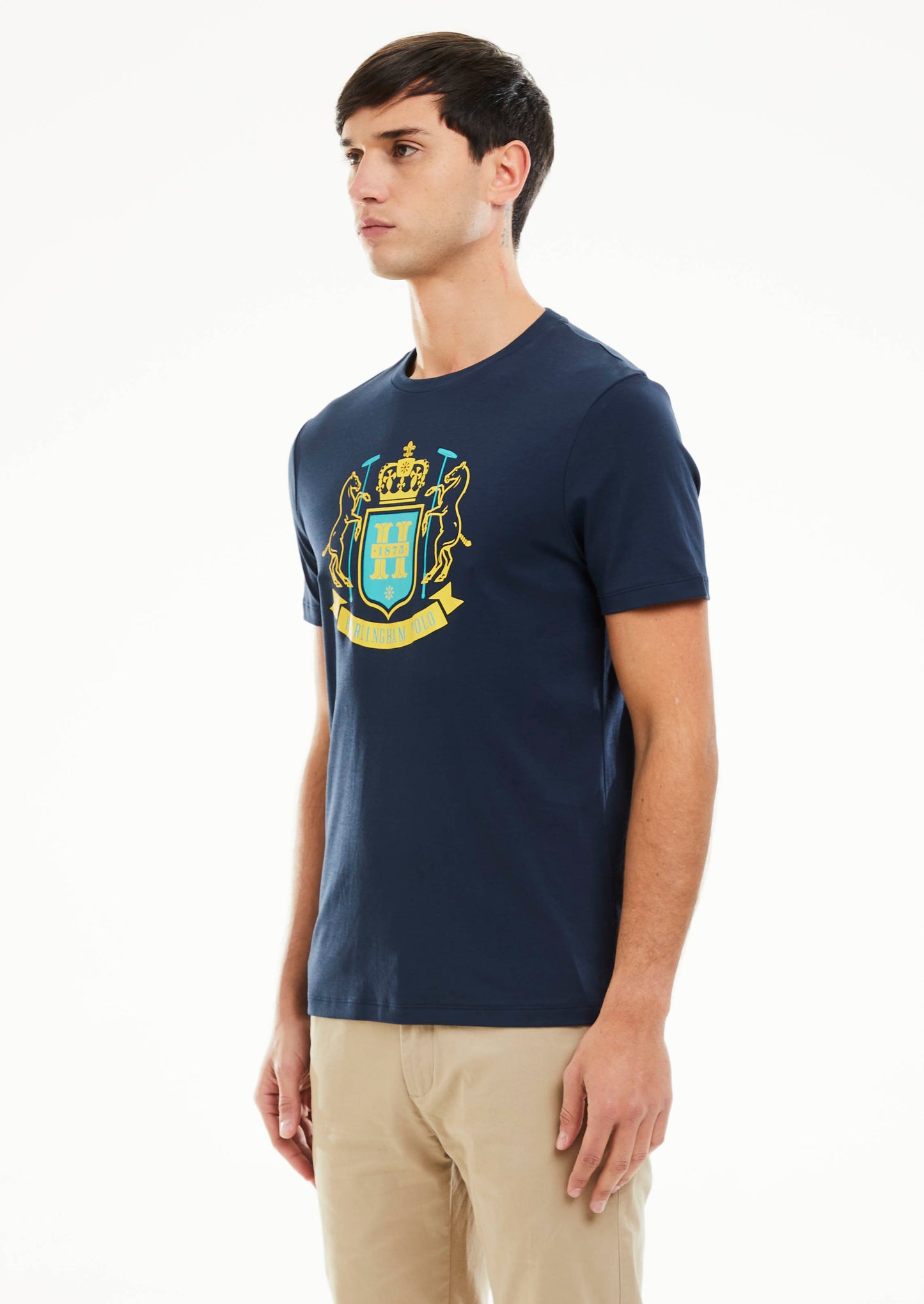 Crest Tee - Navy