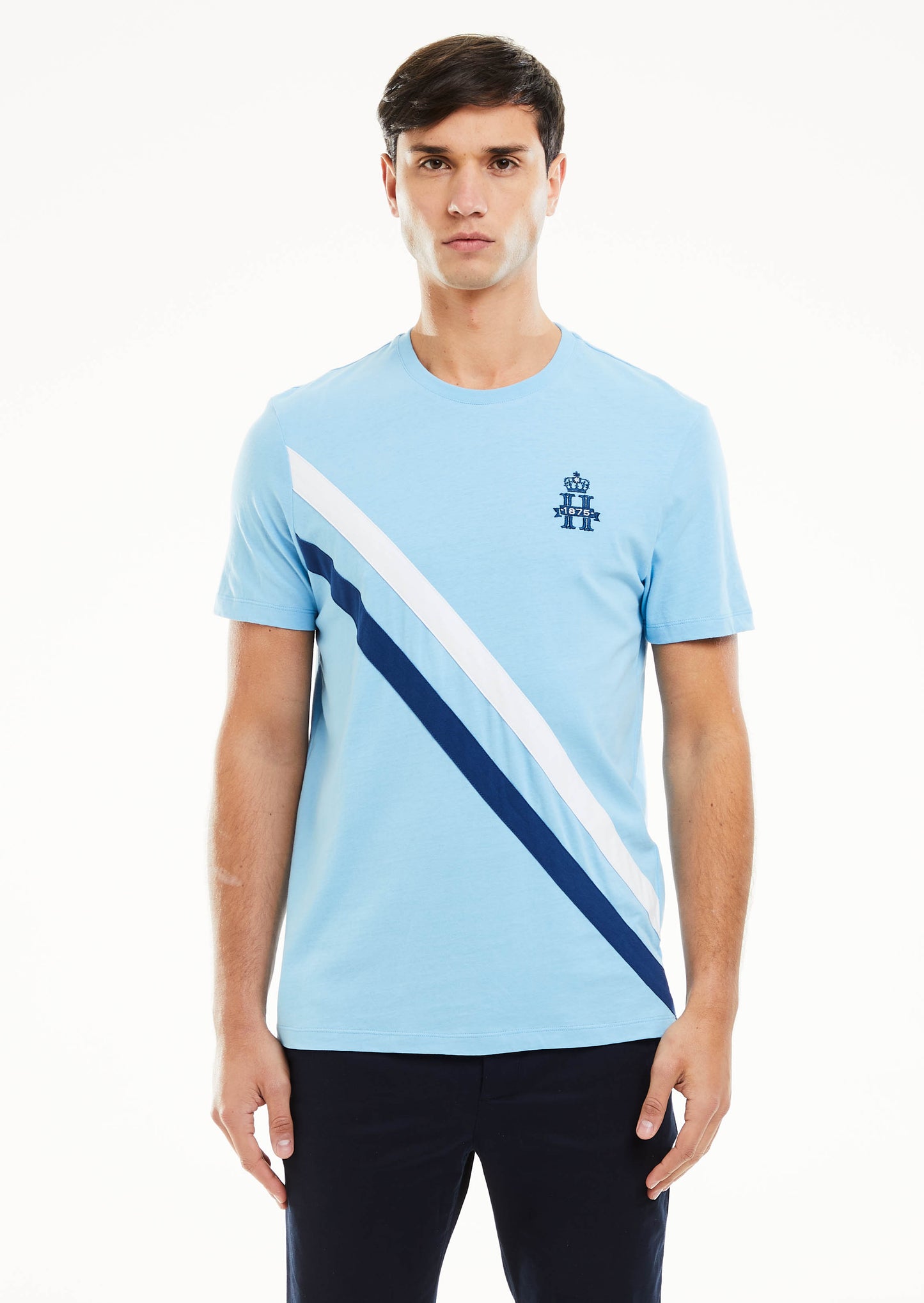 Double Sash T-Shirt - Sky