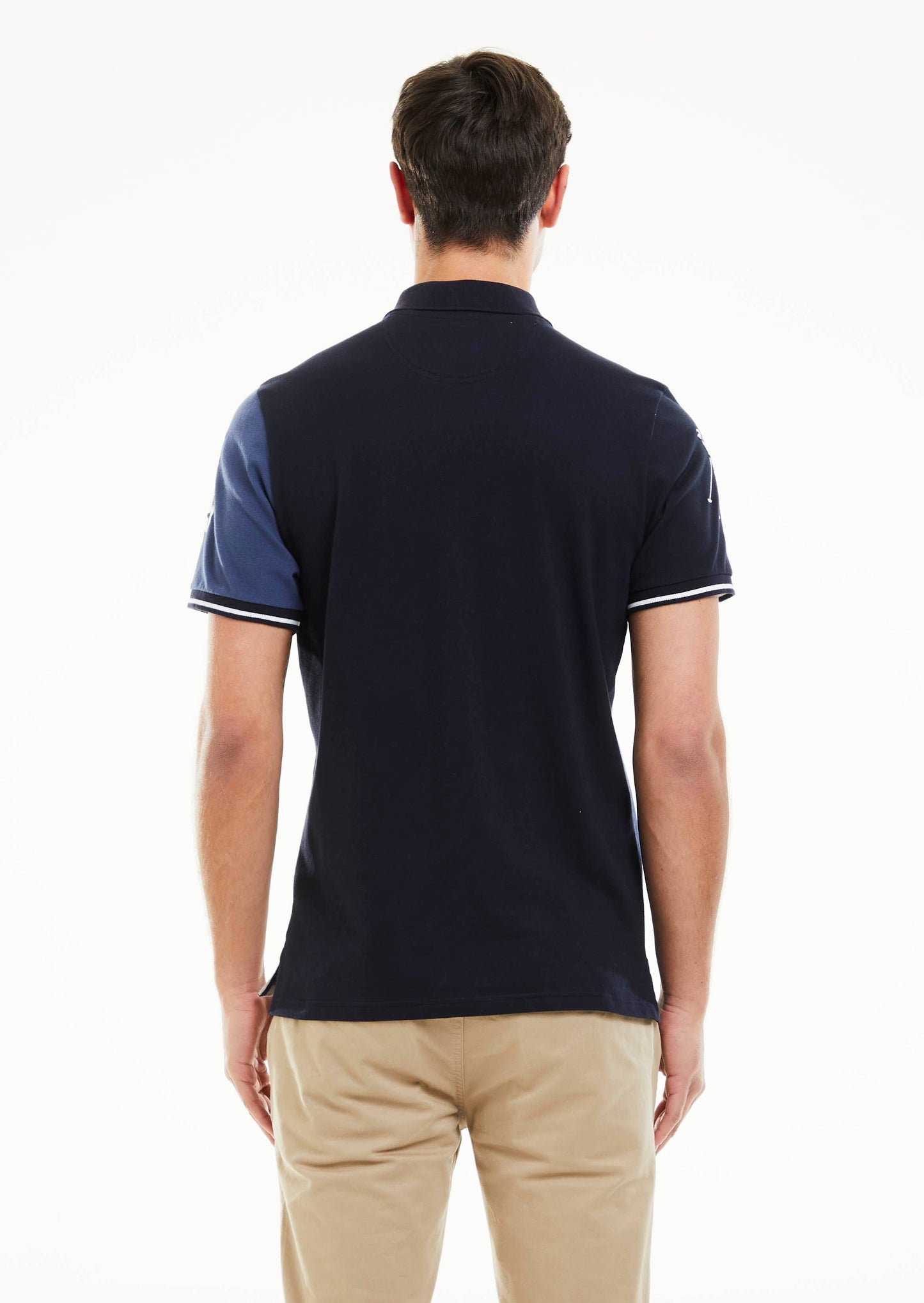 Sash Crest Polo - Lagoon