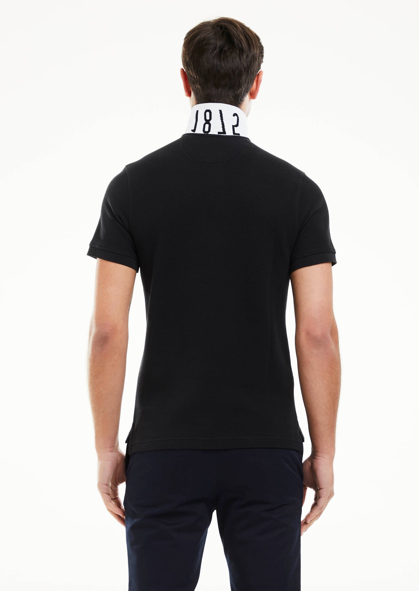 HLPL Printed Polo - Black