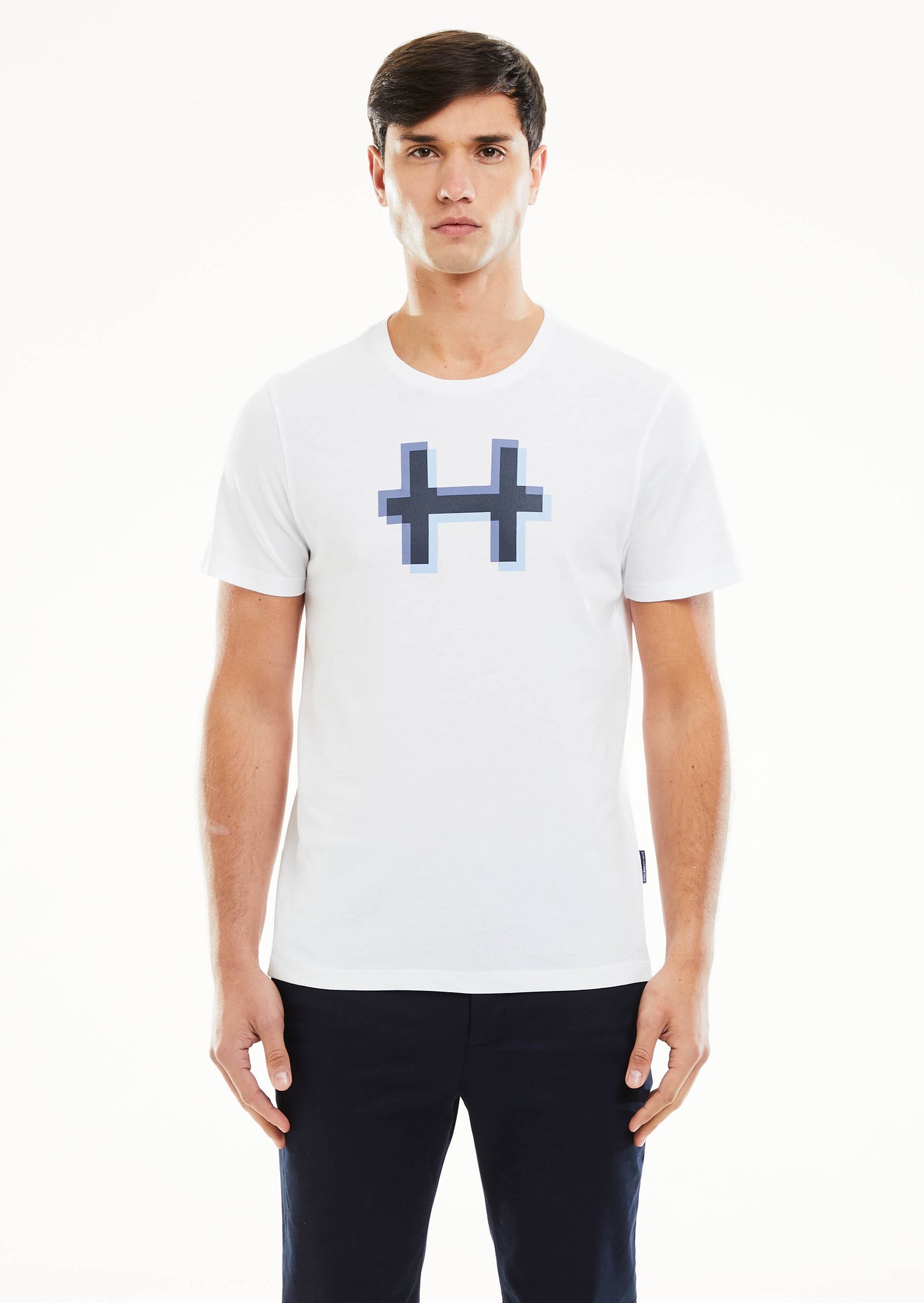 H Graphic T - White
