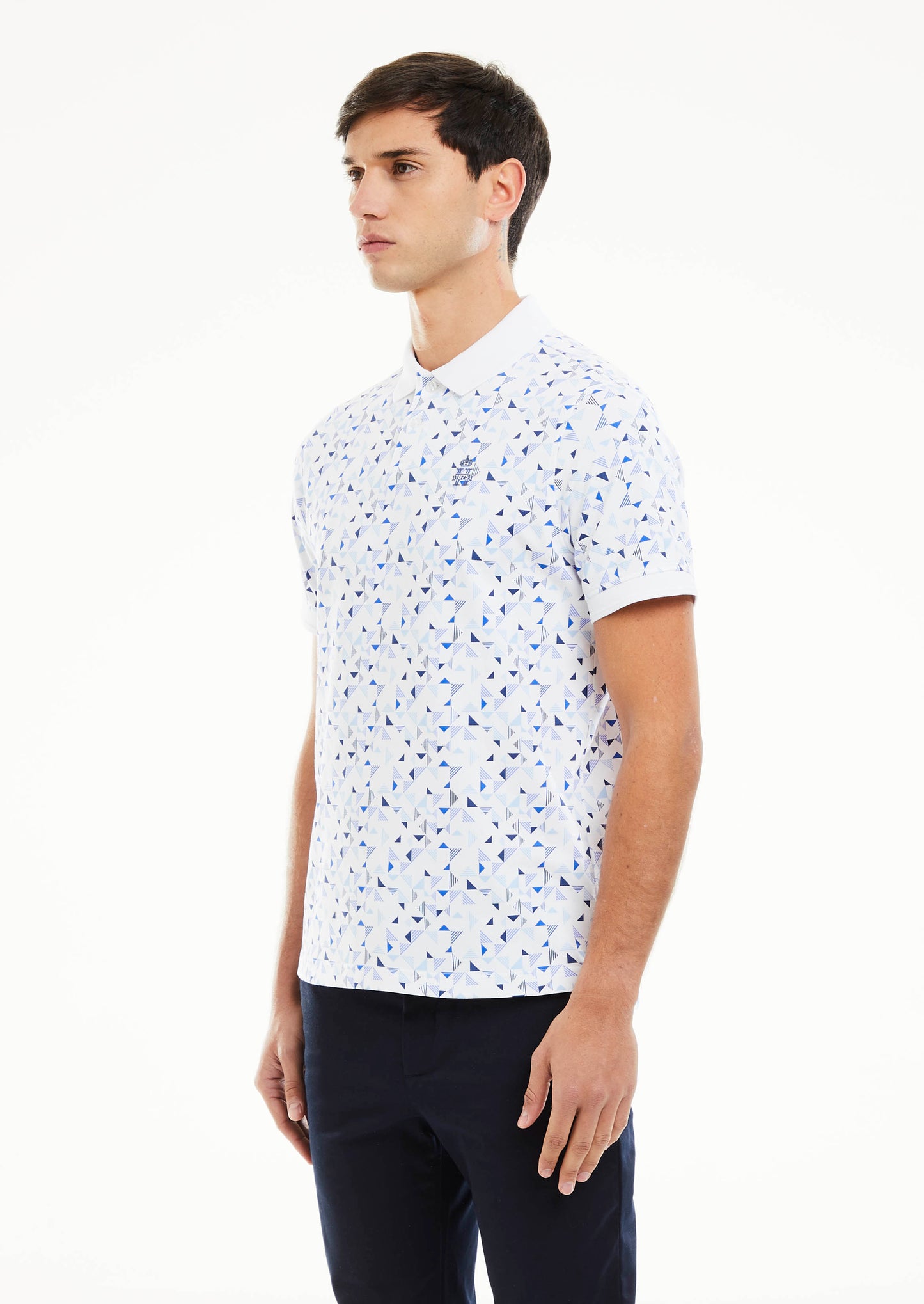 Micro Ribbons Printed Polo