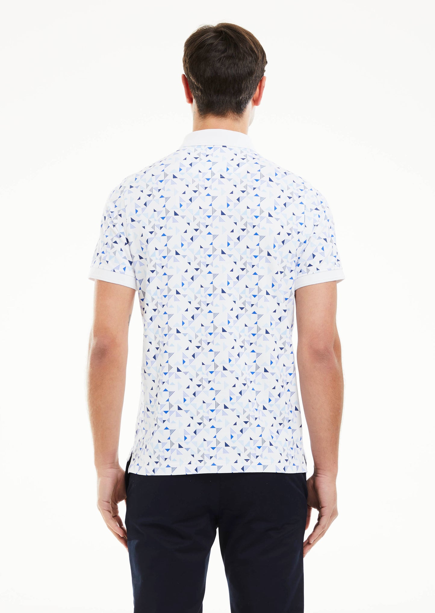 Micro Ribbons Printed Polo
