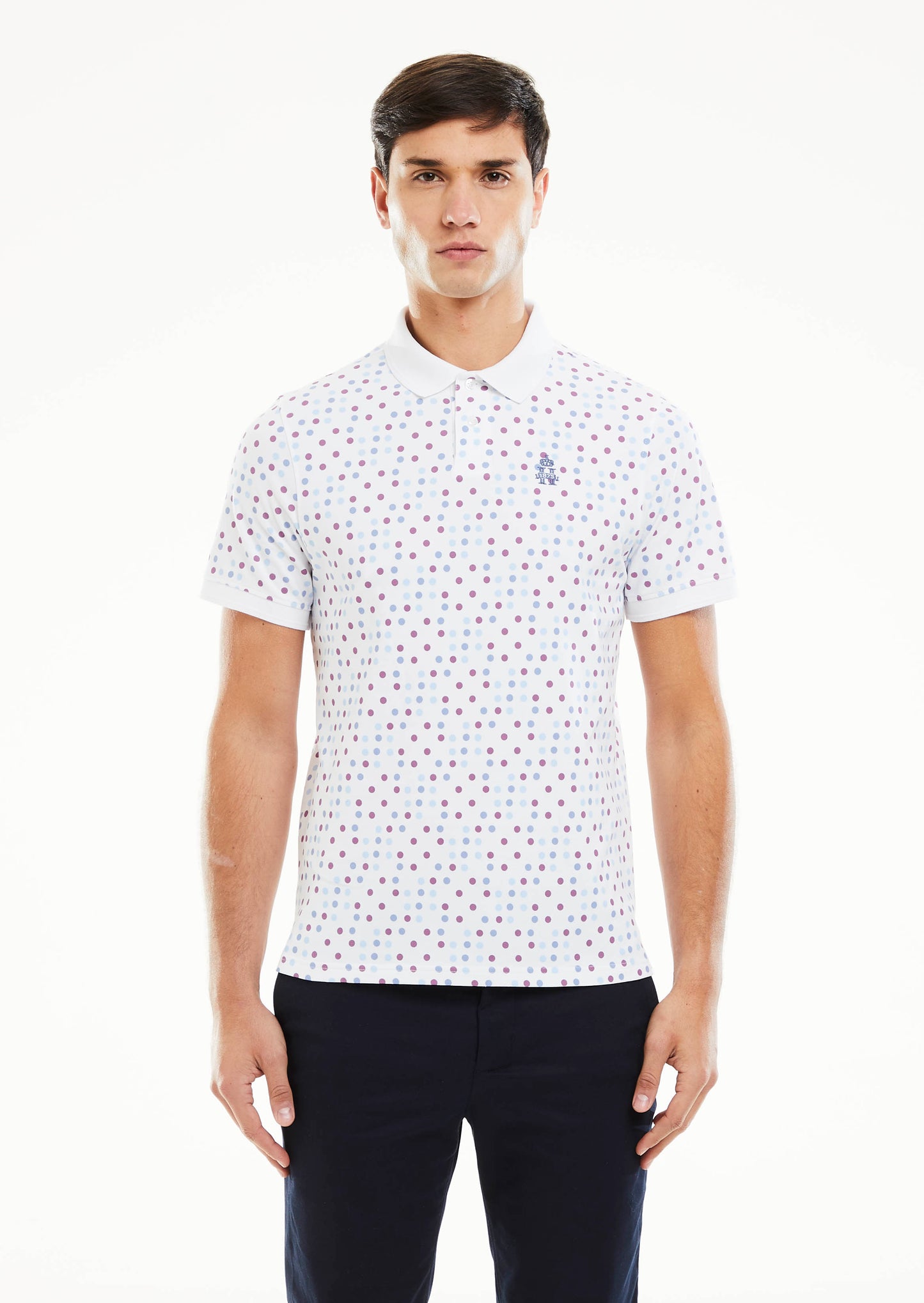 Hurlingham Polo Brail Printed Polo