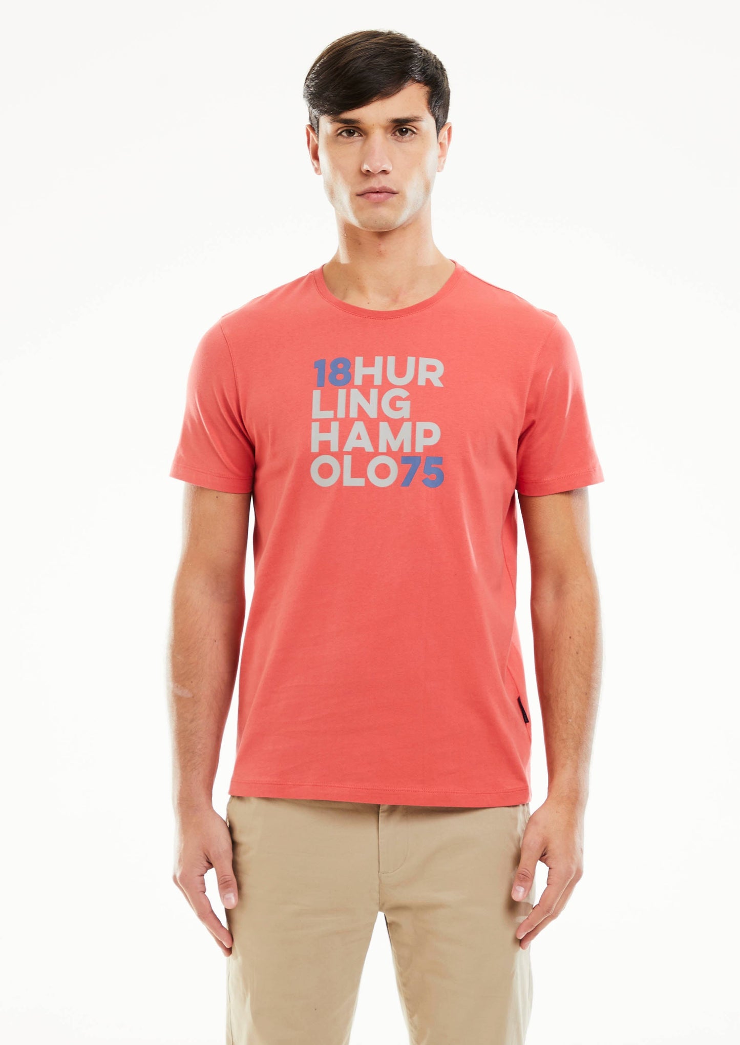 HLPL Printed T-Shirt - Red Brick