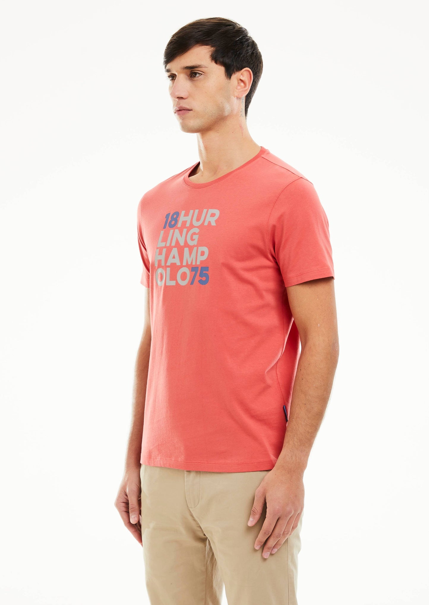 HLPL Printed T-Shirt - Red Brick