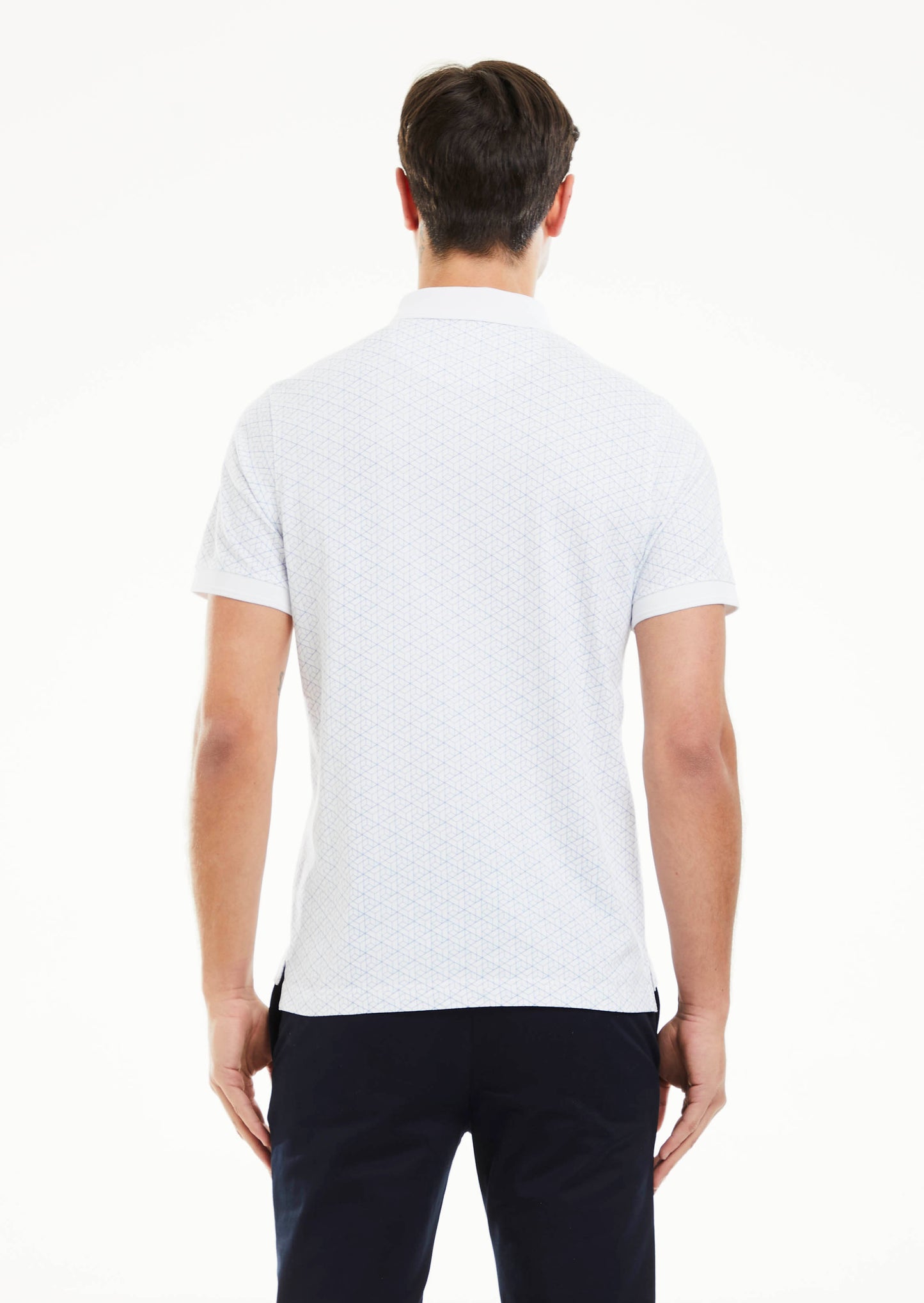 Printed Diamond Polo