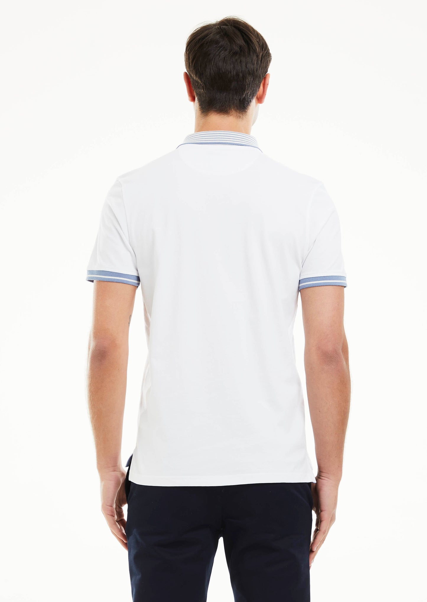 Loose Placket Polo Shirt