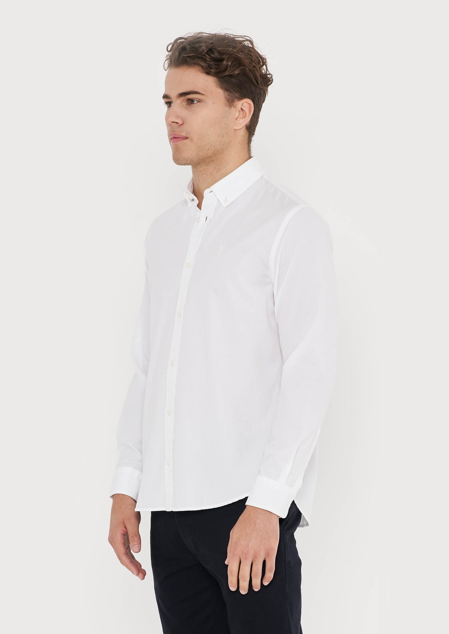 Classic Twill Shirt - White