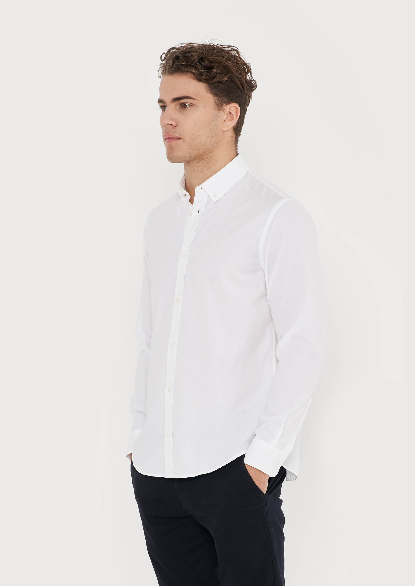 Classic Twill Shirt - White