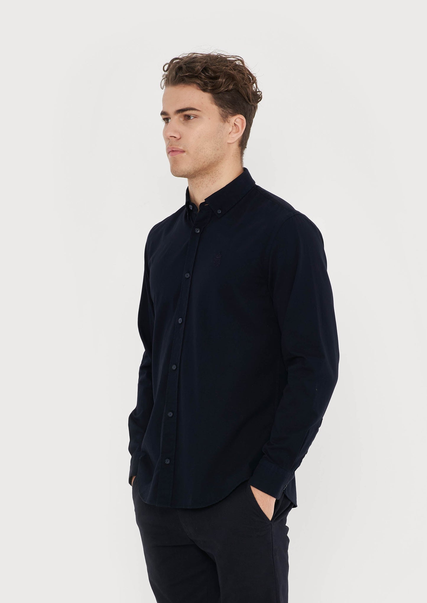 Classic Twill Shirt - Navy
