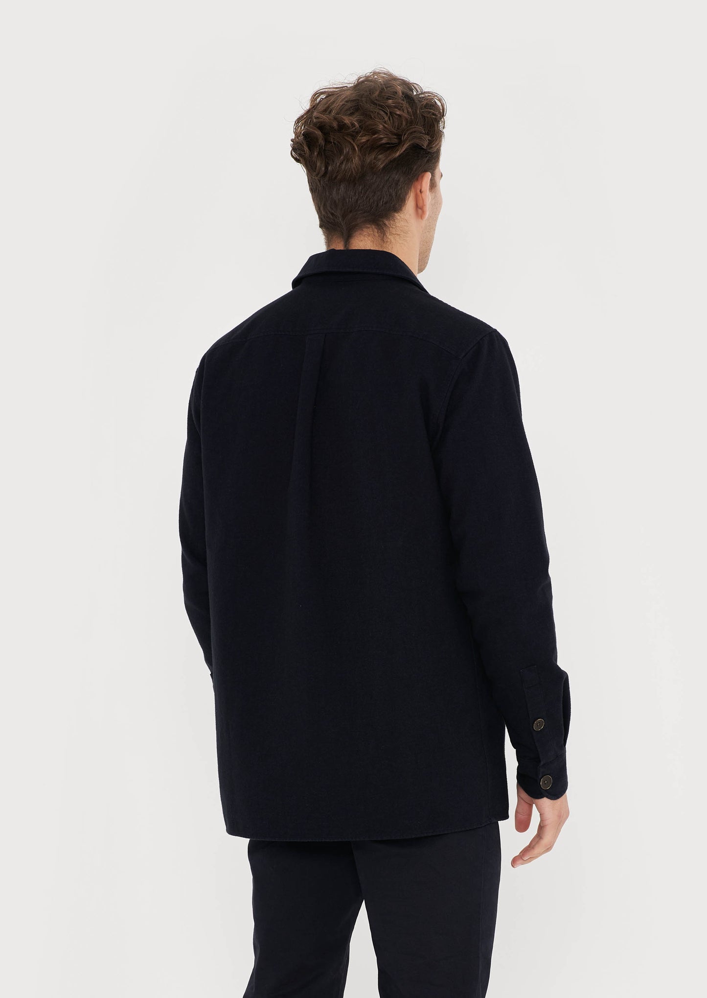 Brushed Flannel Hurlingham Polo Overshirt
