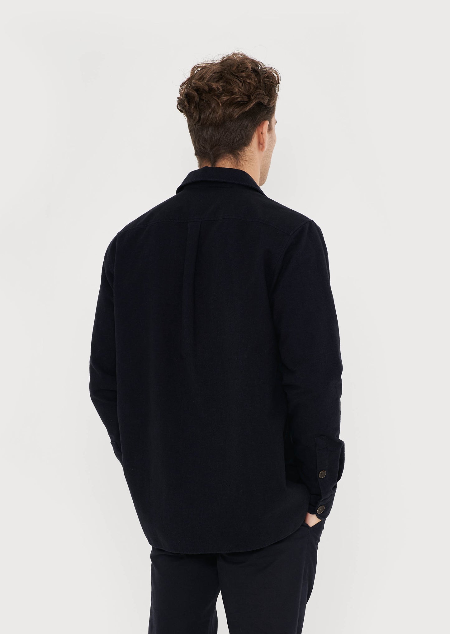 Brushed Flannel Hurlingham Polo Overshirt