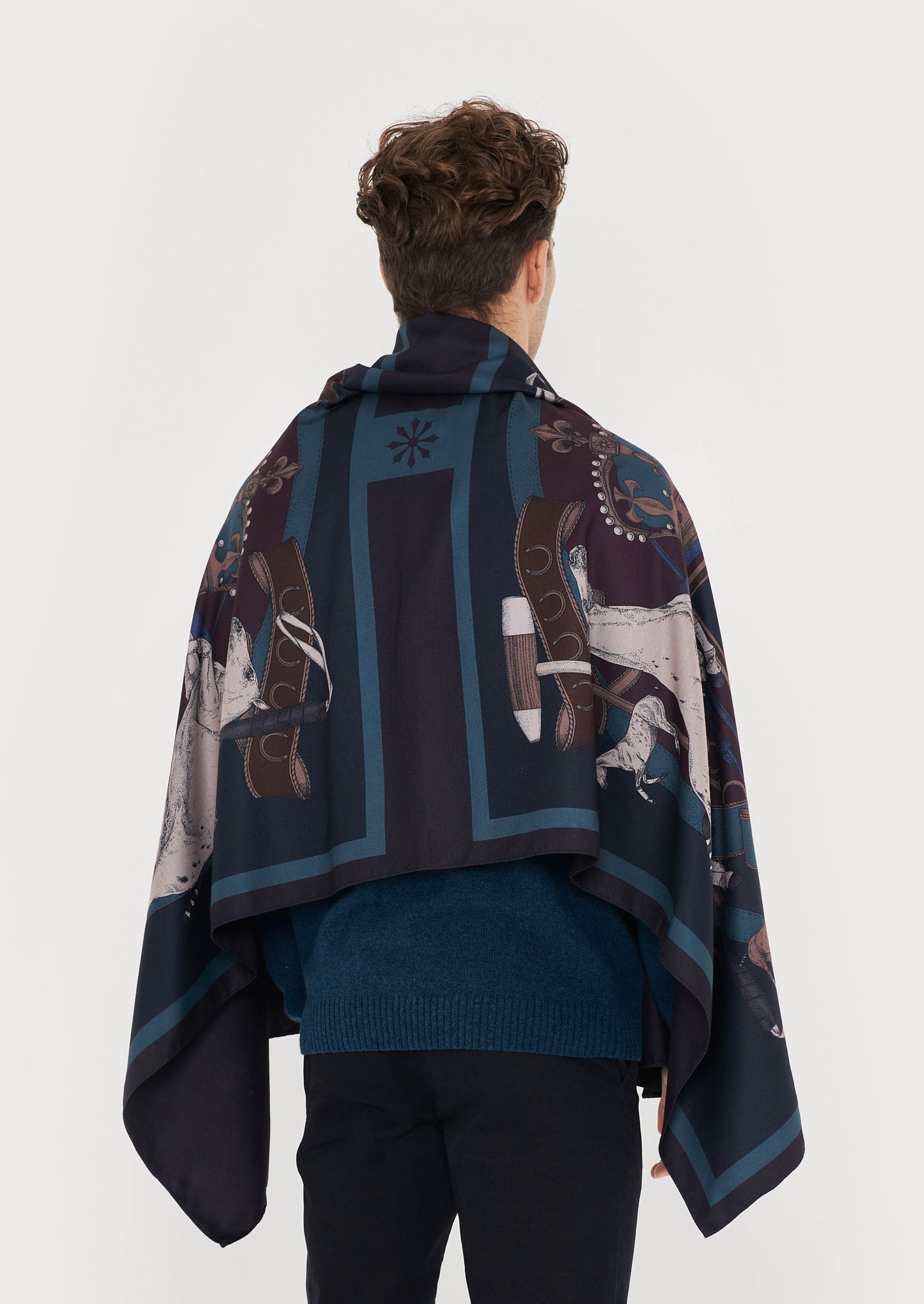 Hurlingham Polo Cape scarf