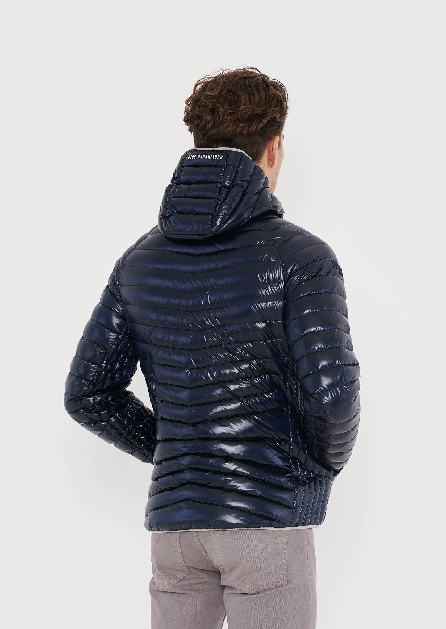 Hurlingham Polo Lightweight Down Jacket - Scarlet