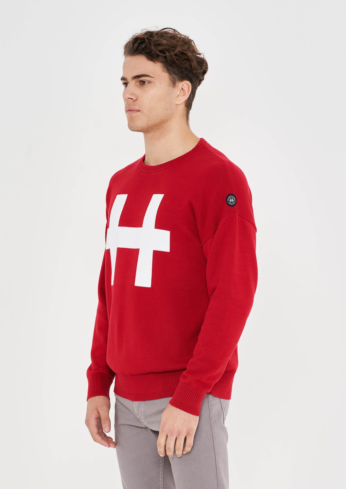 Oversized Graphic Knit