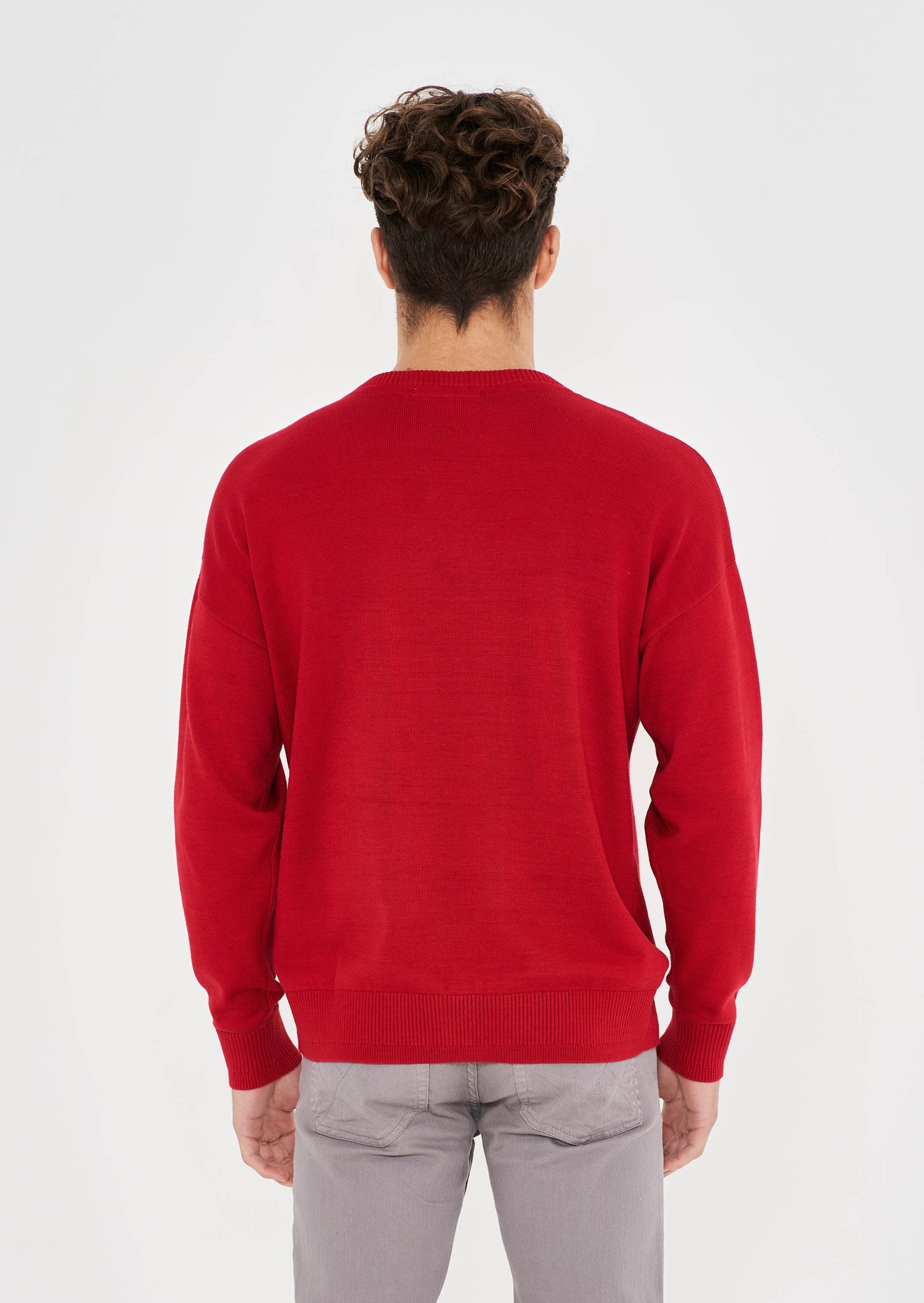 Oversized Graphic Knit