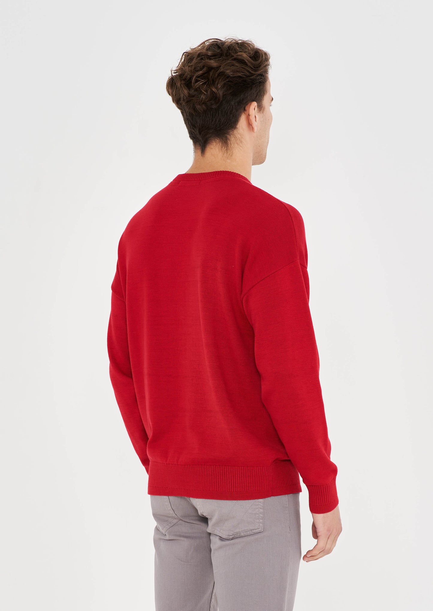 Oversized Graphic Knit