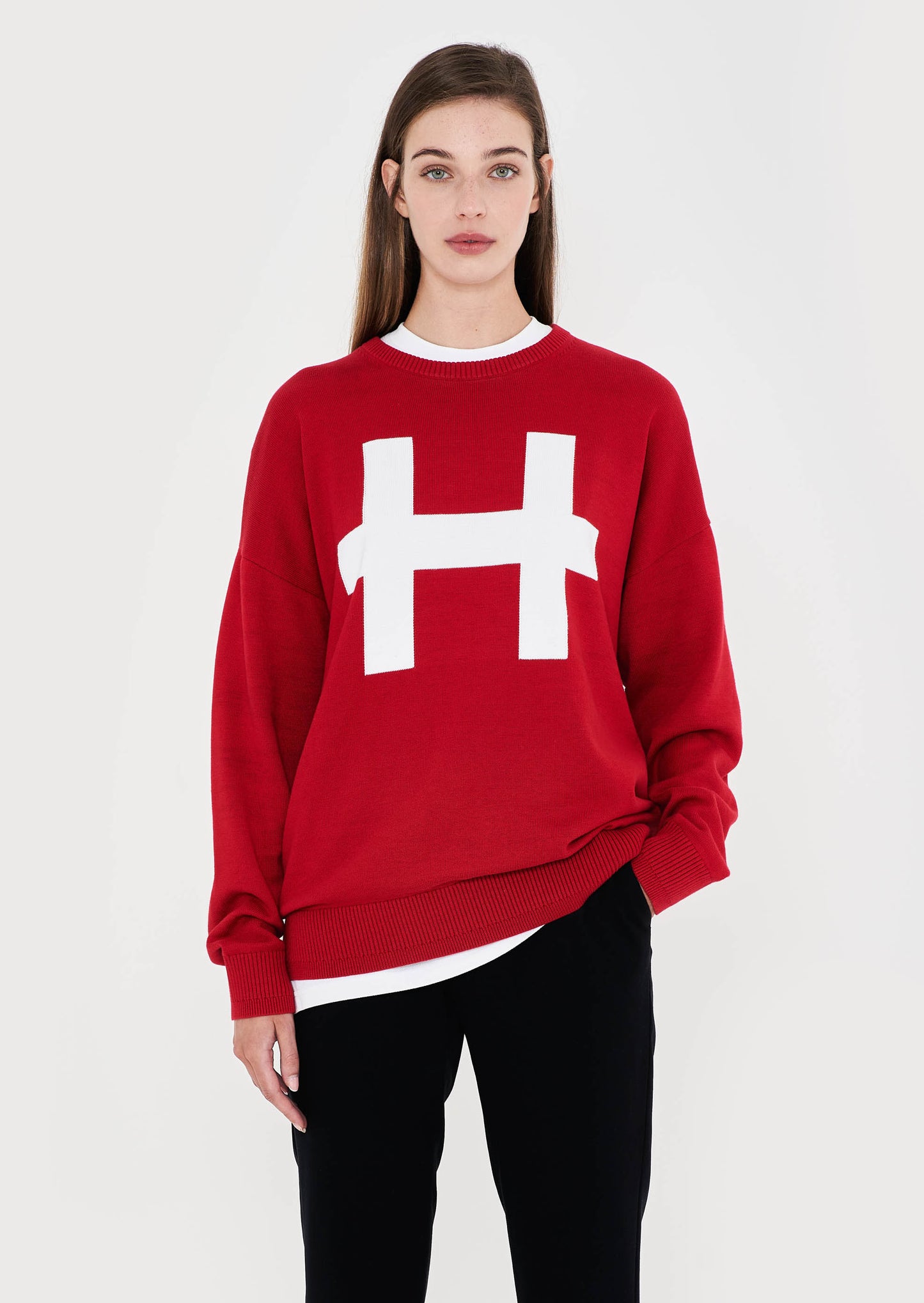 Unisex Oversized Graphic Knit