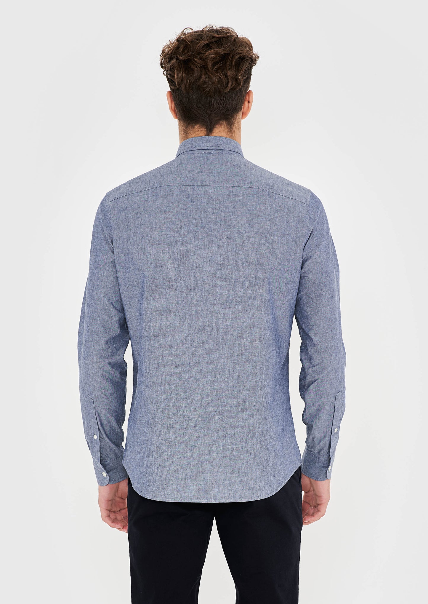 Chambray Hurlingham Polo Shirt