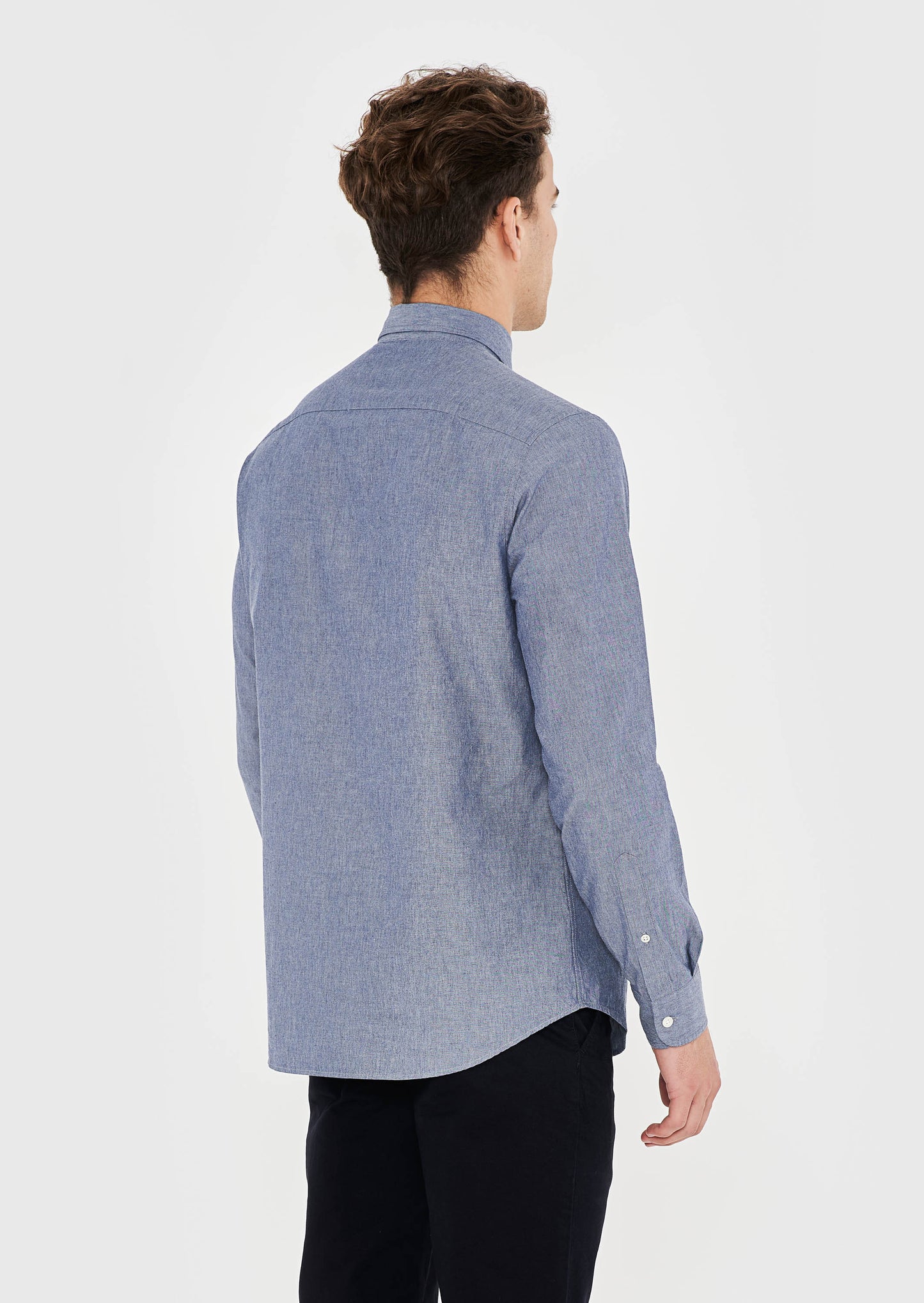 Chambray Hurlingham Polo Shirt
