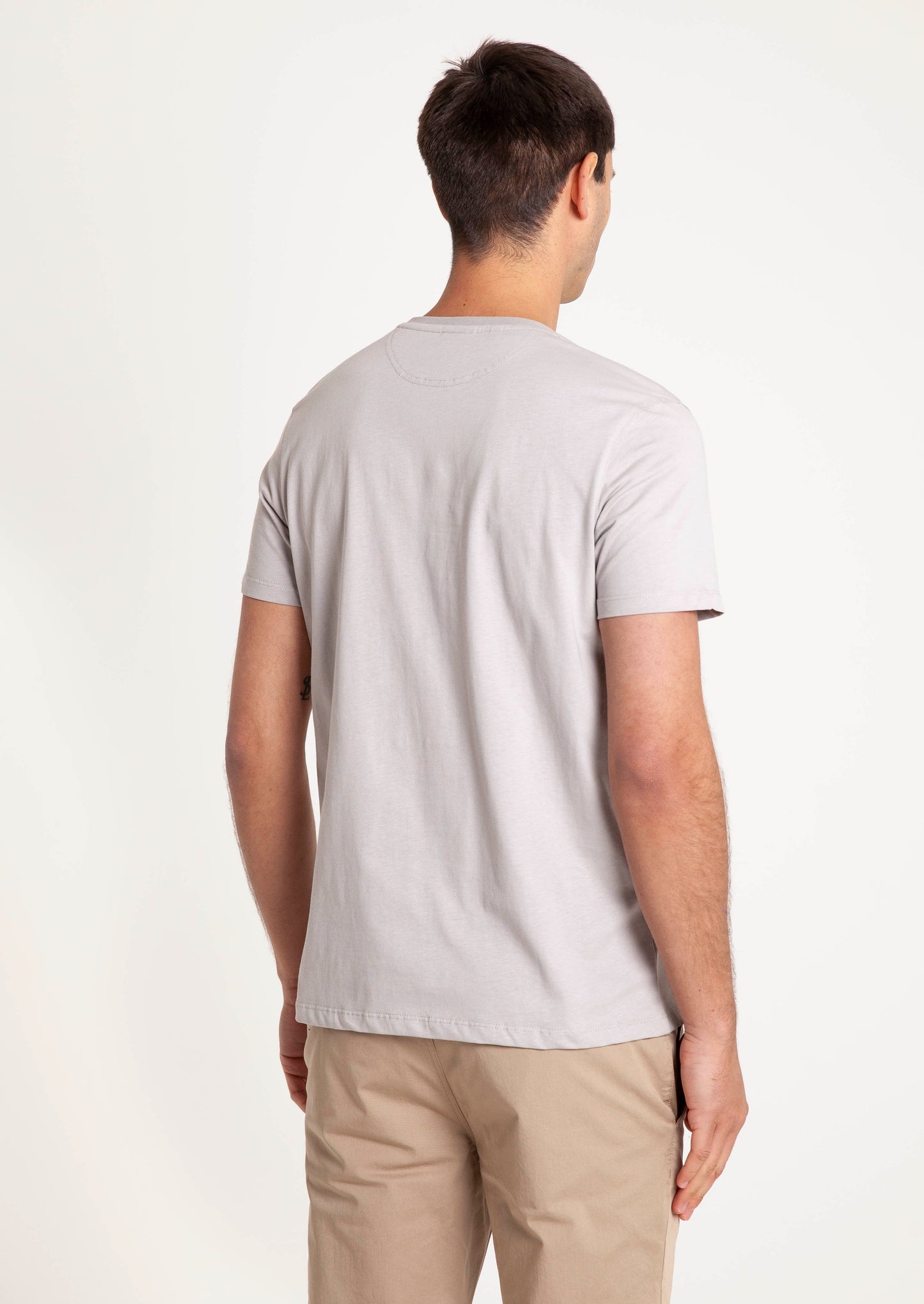 Small Logo T-Shirt - Light Ash