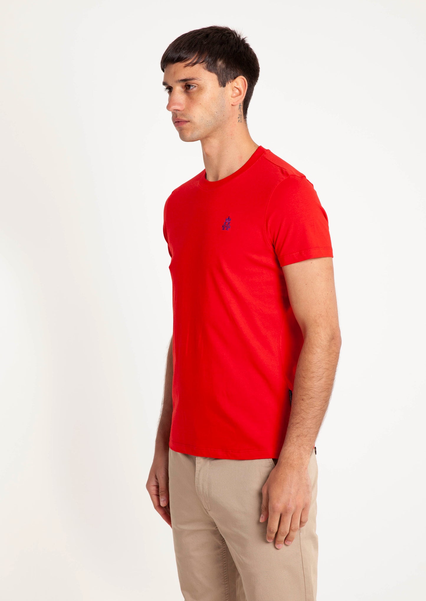 Small Logo T-Shirt - Scarlet