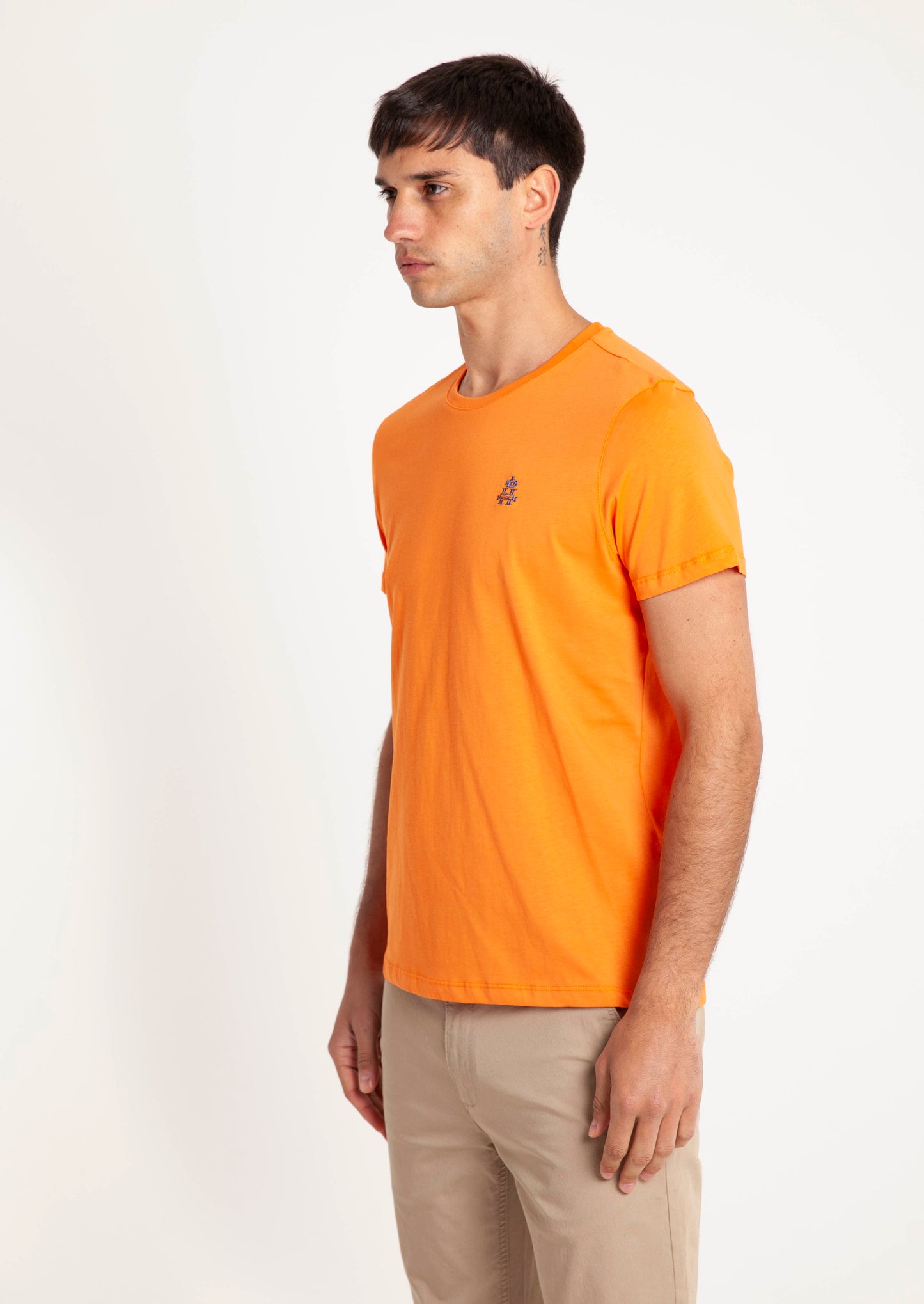 Small Logo T-Shirt - Tangerine