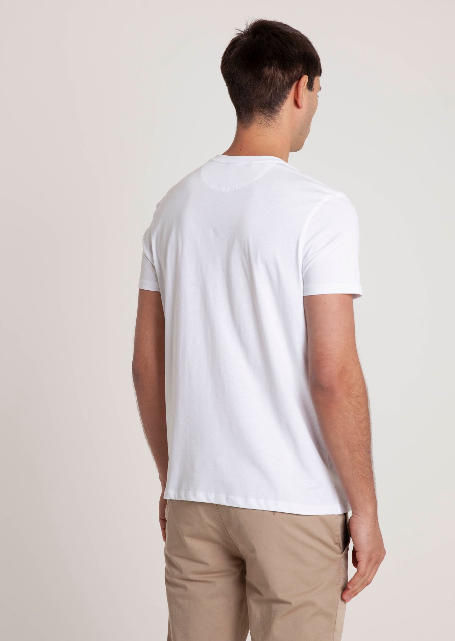 Tartan Crest T-Shirt - White