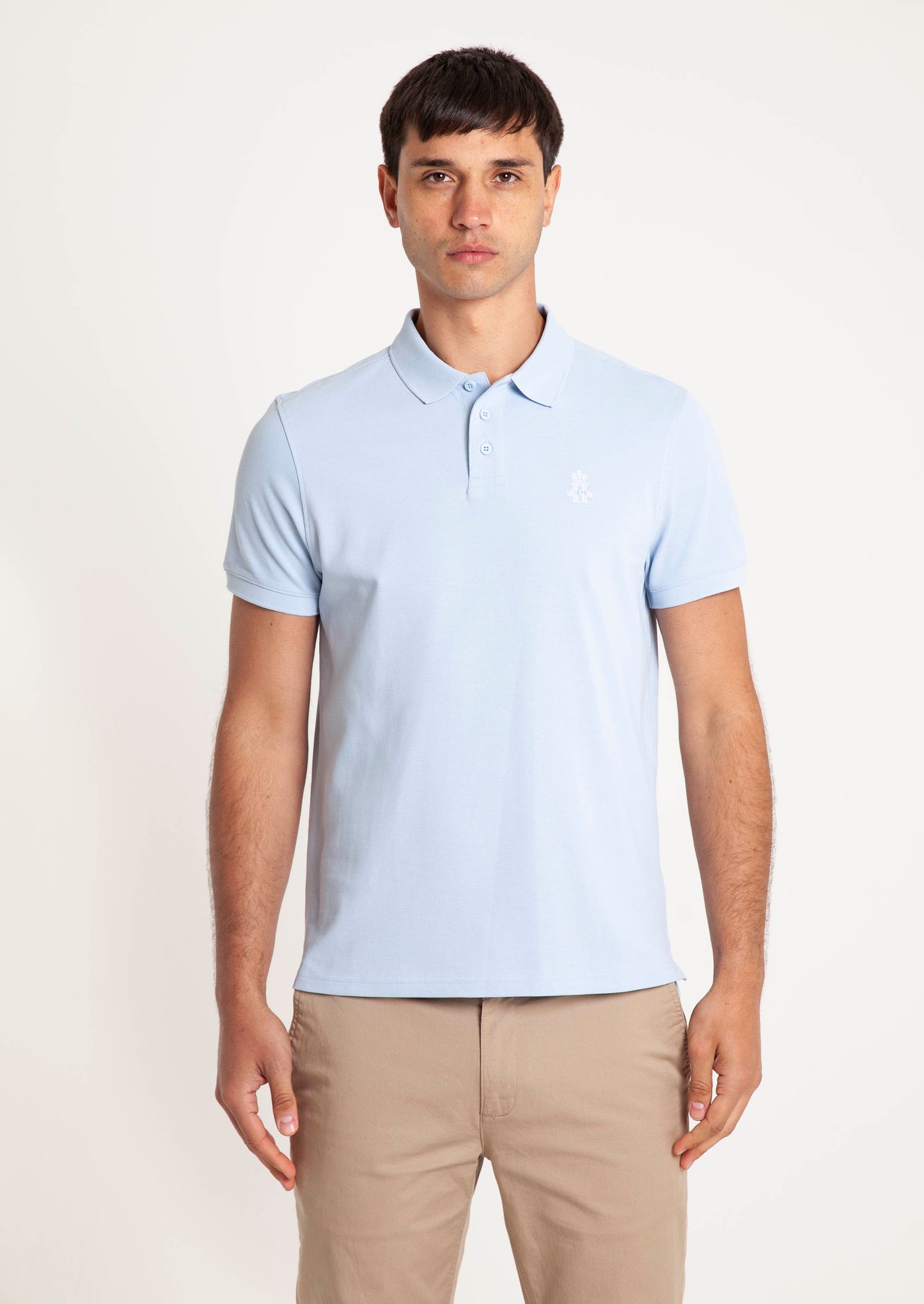 Core Polo Shirt - White Sky