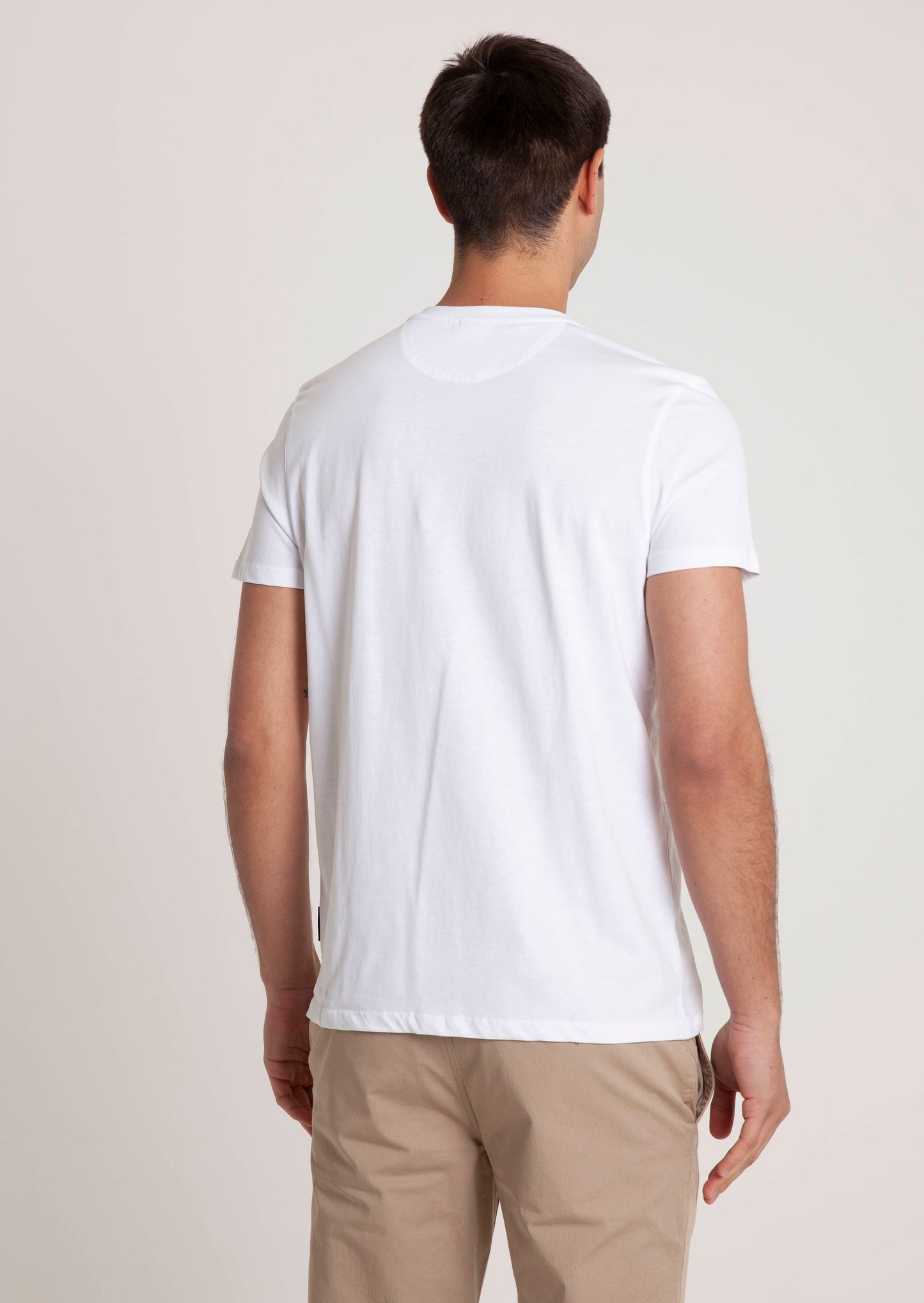 Ribbons Badge Graphic T - White