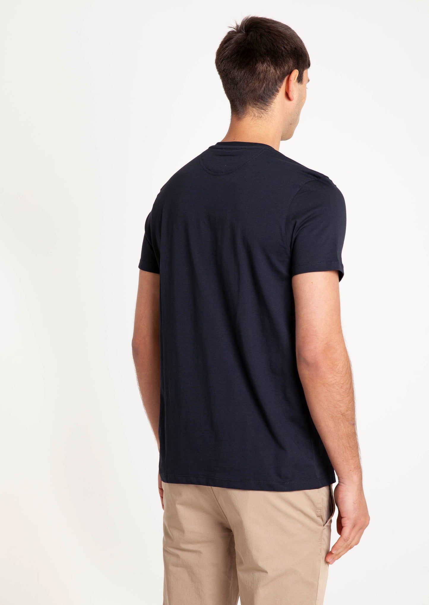 Hurlingham Polo Ribbons Badge Graphic T - Navy