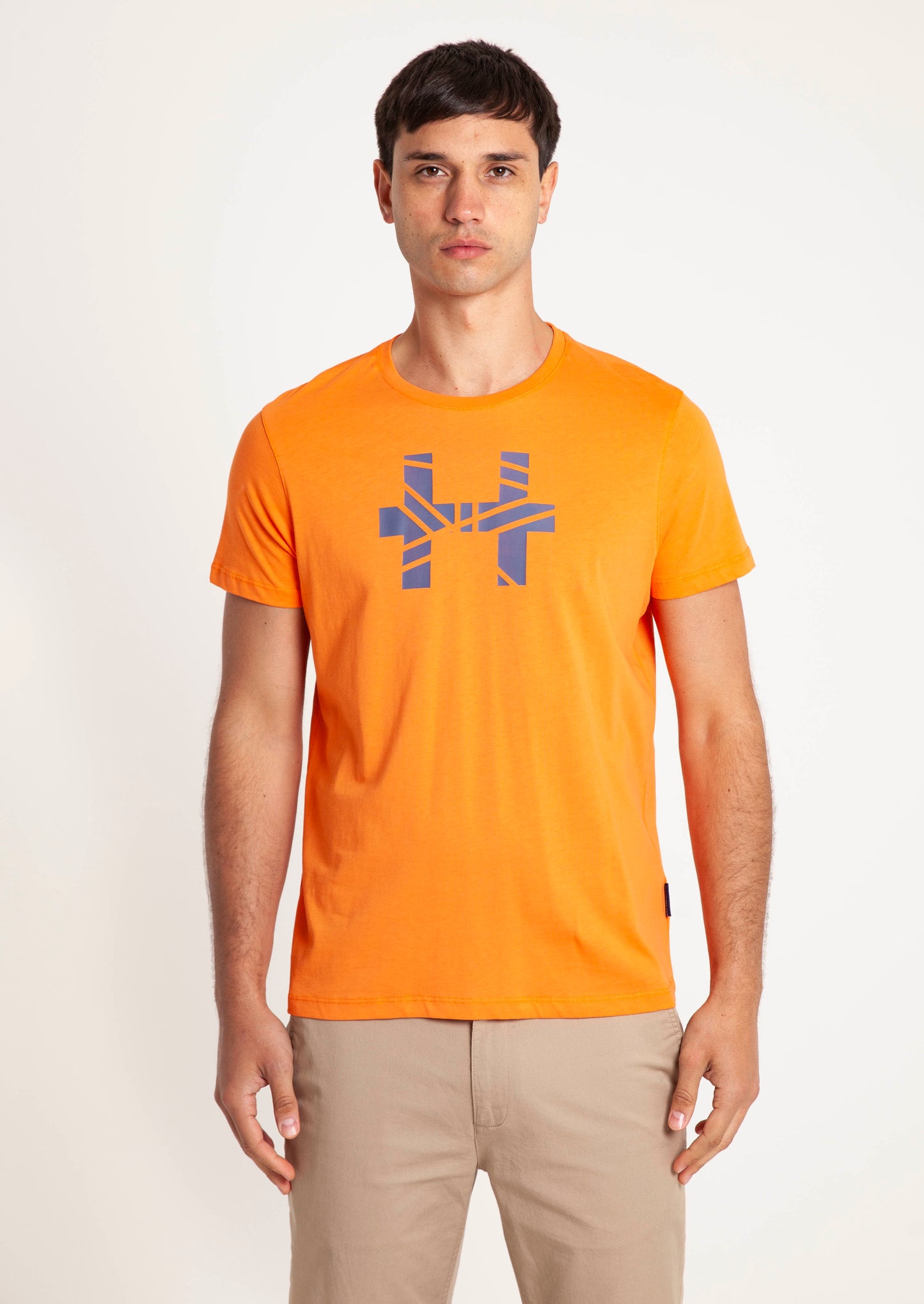 H Markings Graphic T - Tangerine