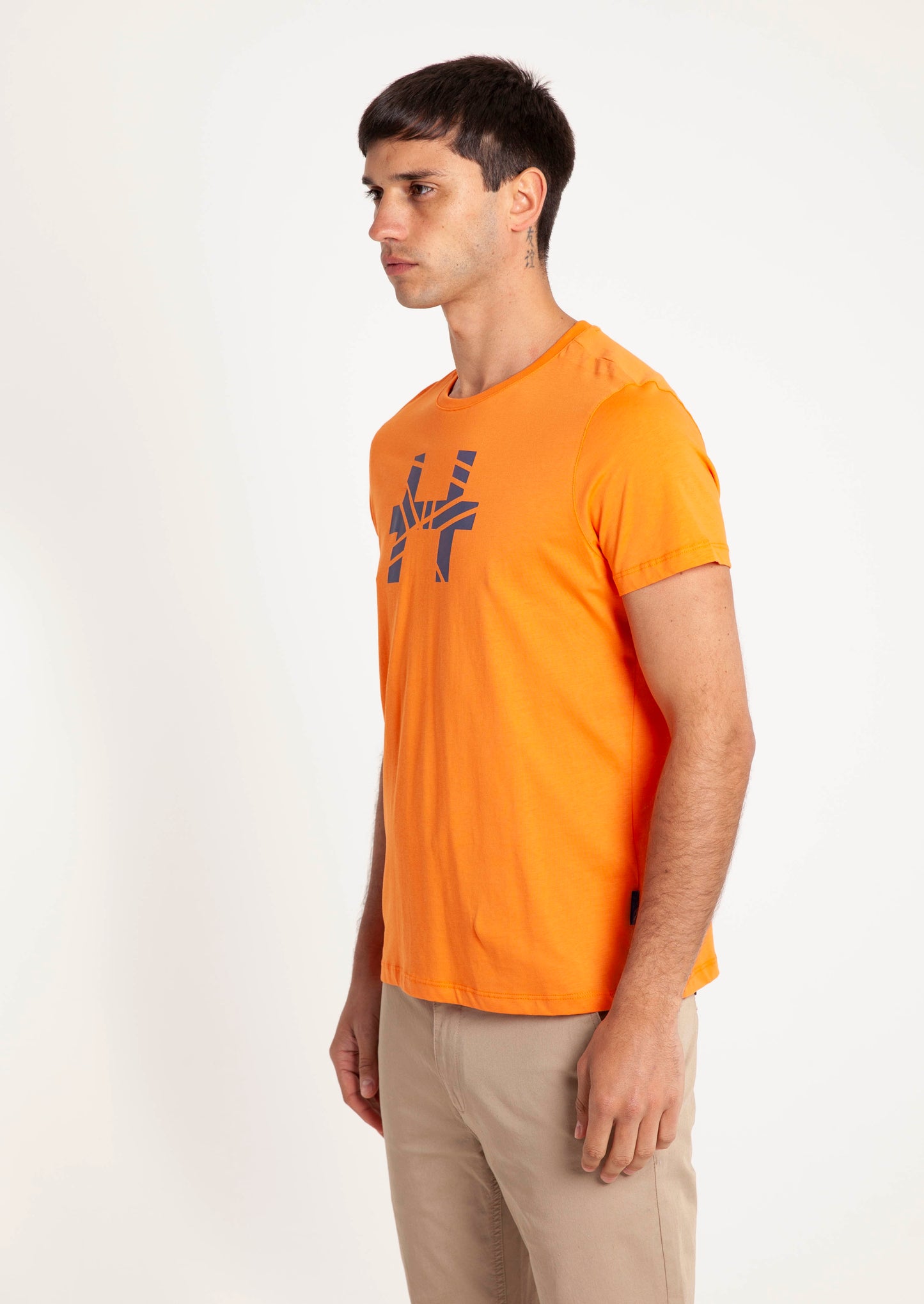 H Markings Graphic T - Tangerine