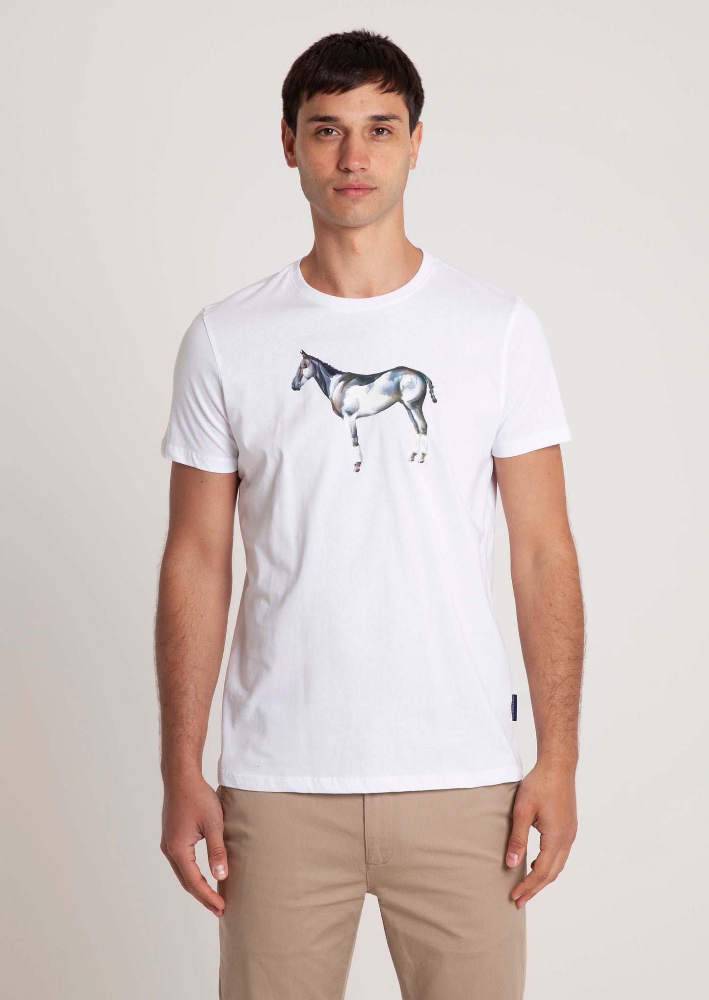 Hurlingham Polo Horse Print T-Shirt