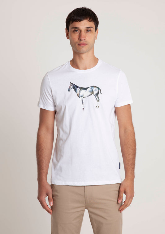 Hurlingham Polo Horse Print T-Shirt