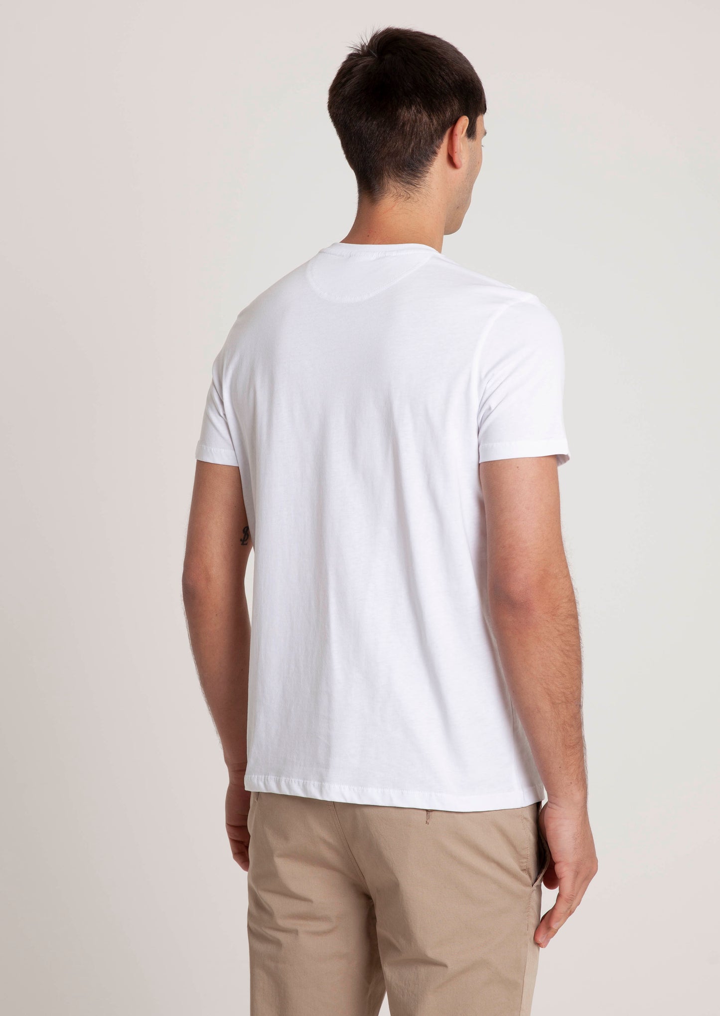 Cropped Hurlingham Polo Horse Print T-Shirt