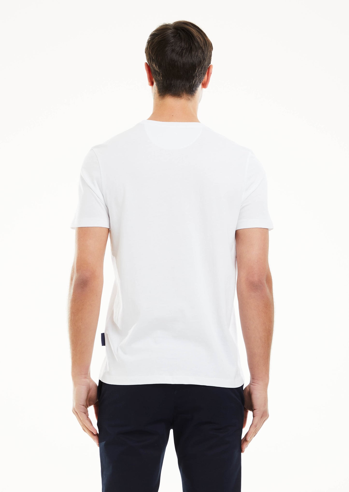 Square Print T-Shirt - White