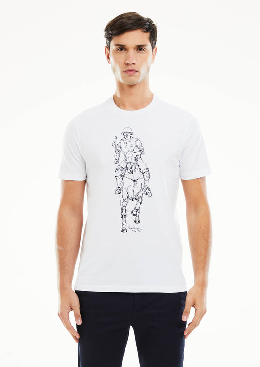 Scribble Hurlingham Polo Player T-Shirt