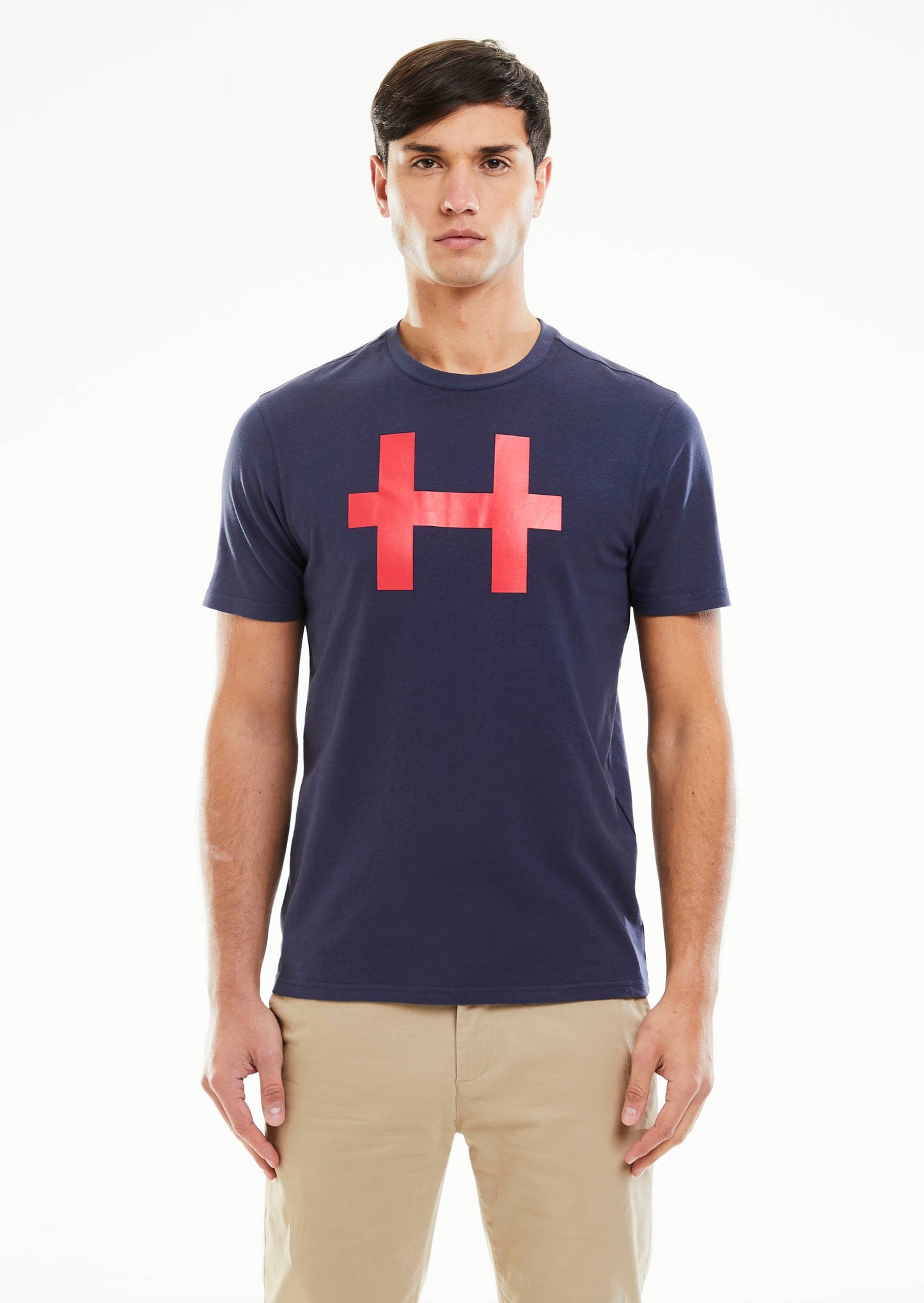 H Graphic T-Shirt - Navy