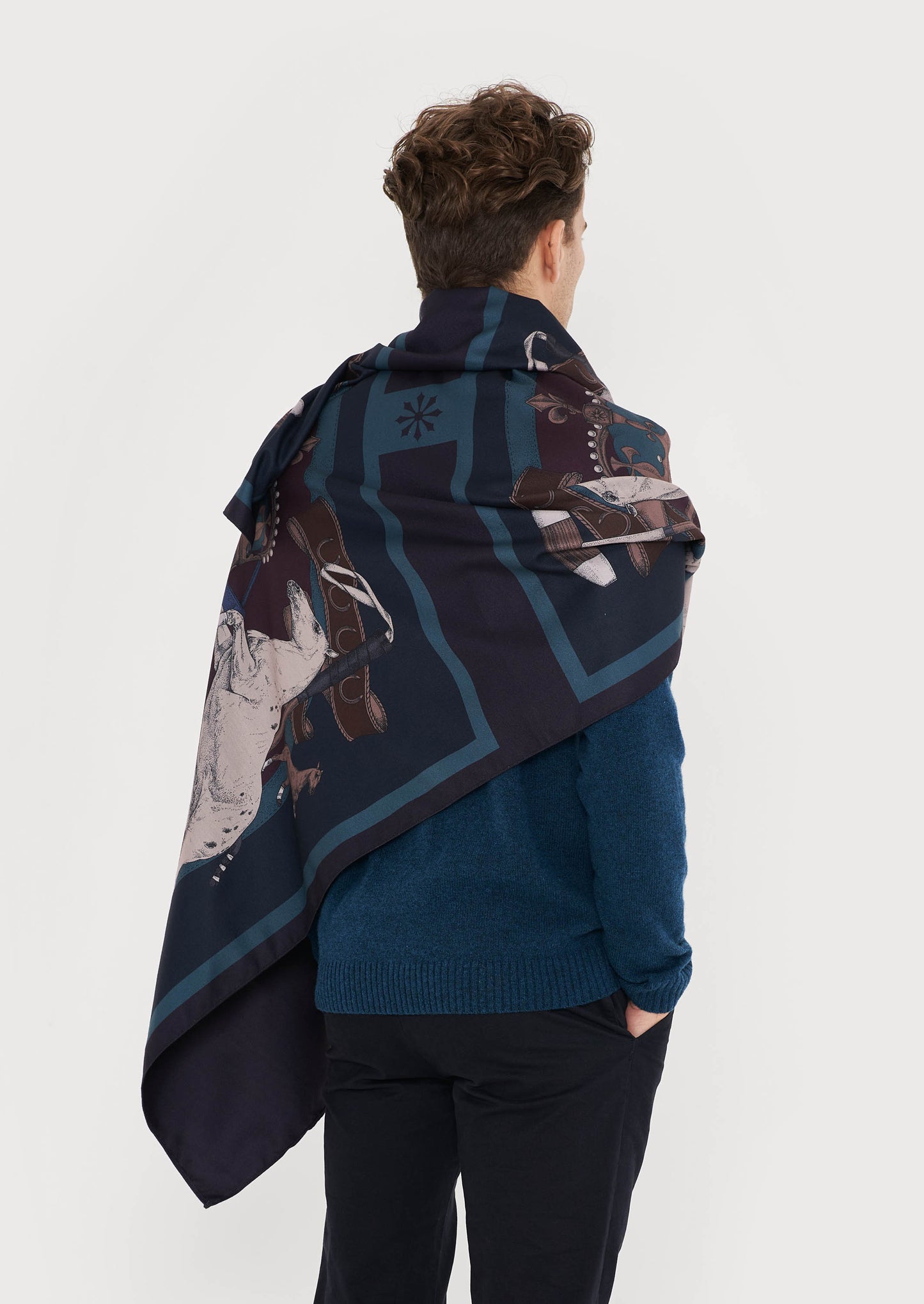 Hurlingham Polo Cape scarf